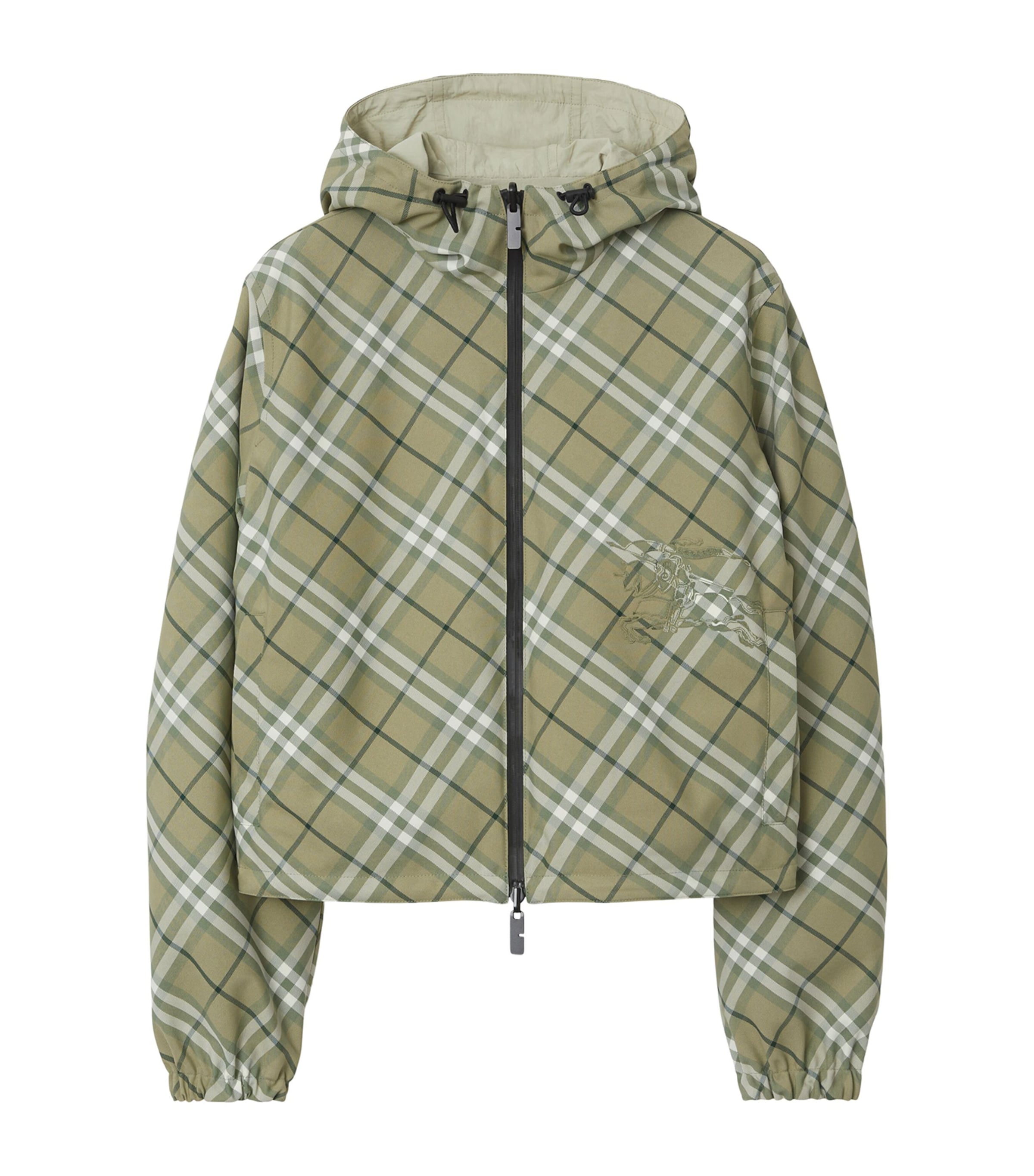Burberry Technical Reversible Hooded Jacket In Multi