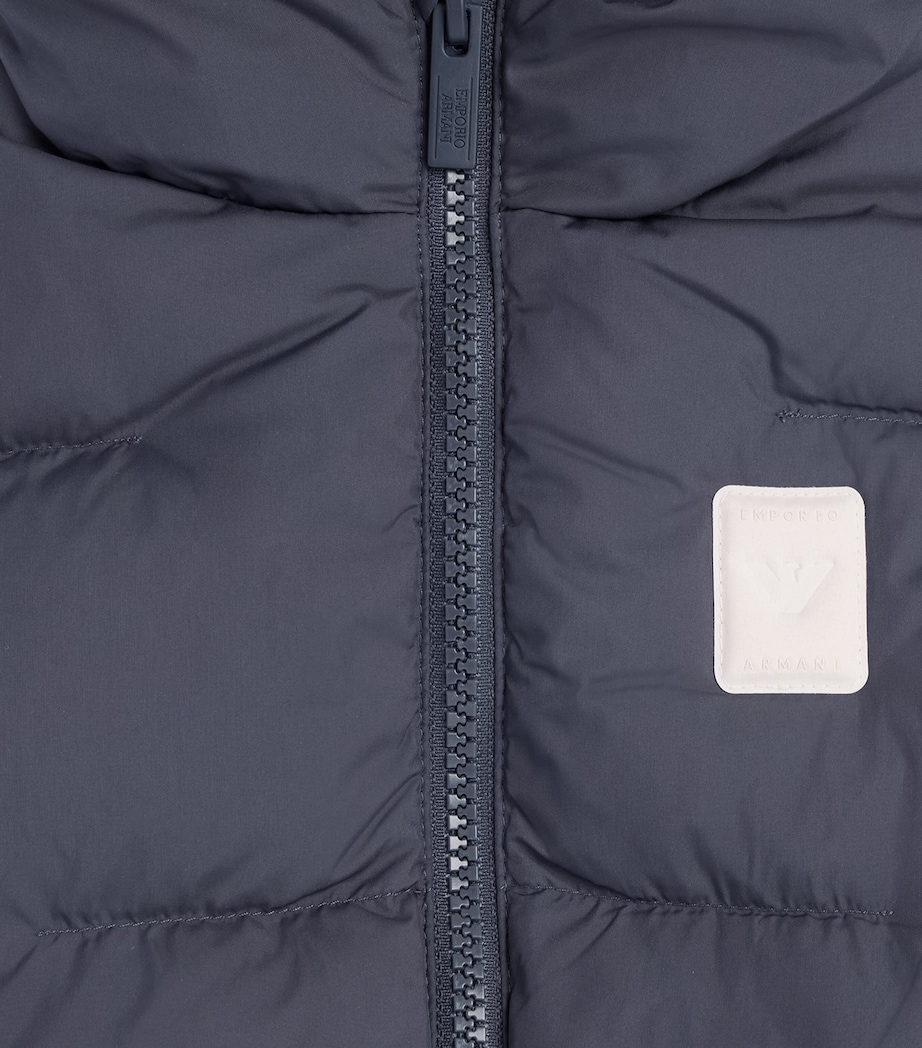 Emporio Armani Kids Down Puffer Jacket (4-16 Years) Odyssey Gray Image 2