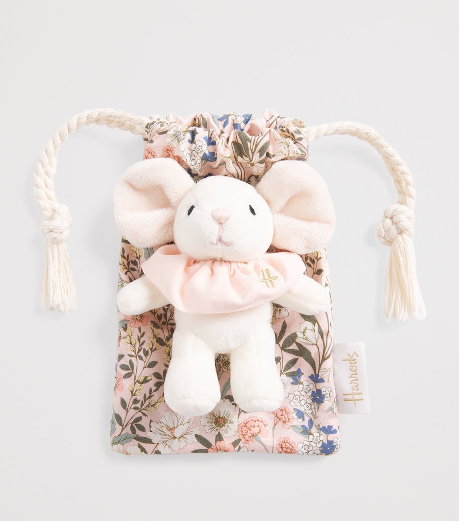 Harrods Mouse in a Bag Soft Toy Green Image 2