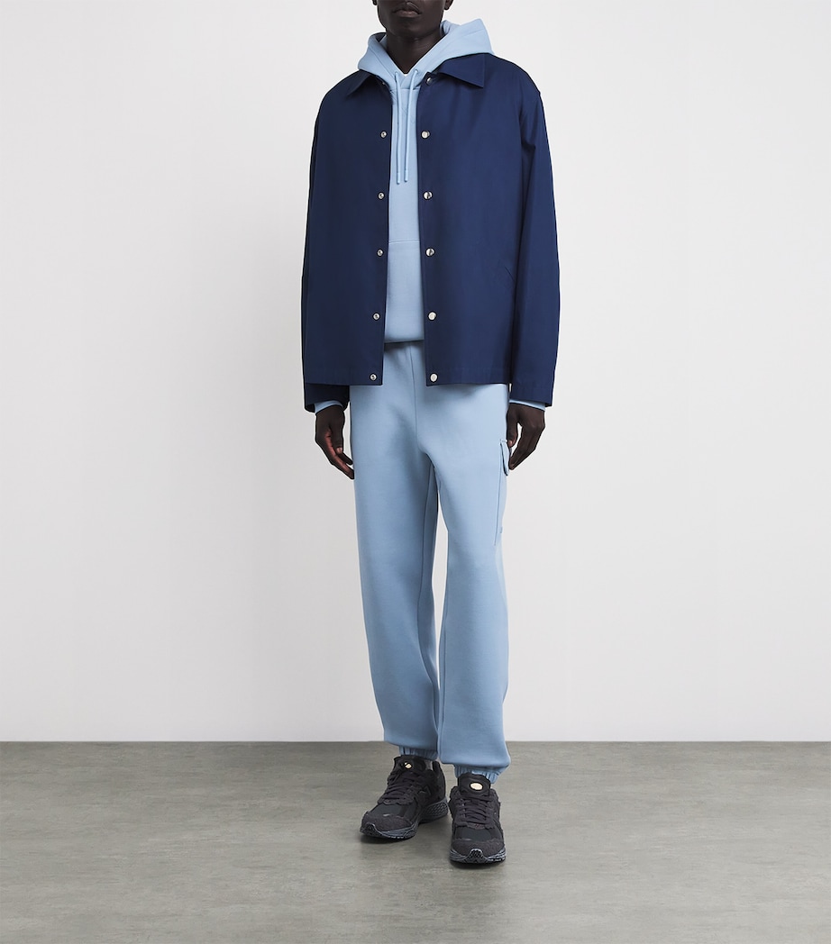 Cotton-Blend Krystian Hoodie FOG BLUE A Image 2