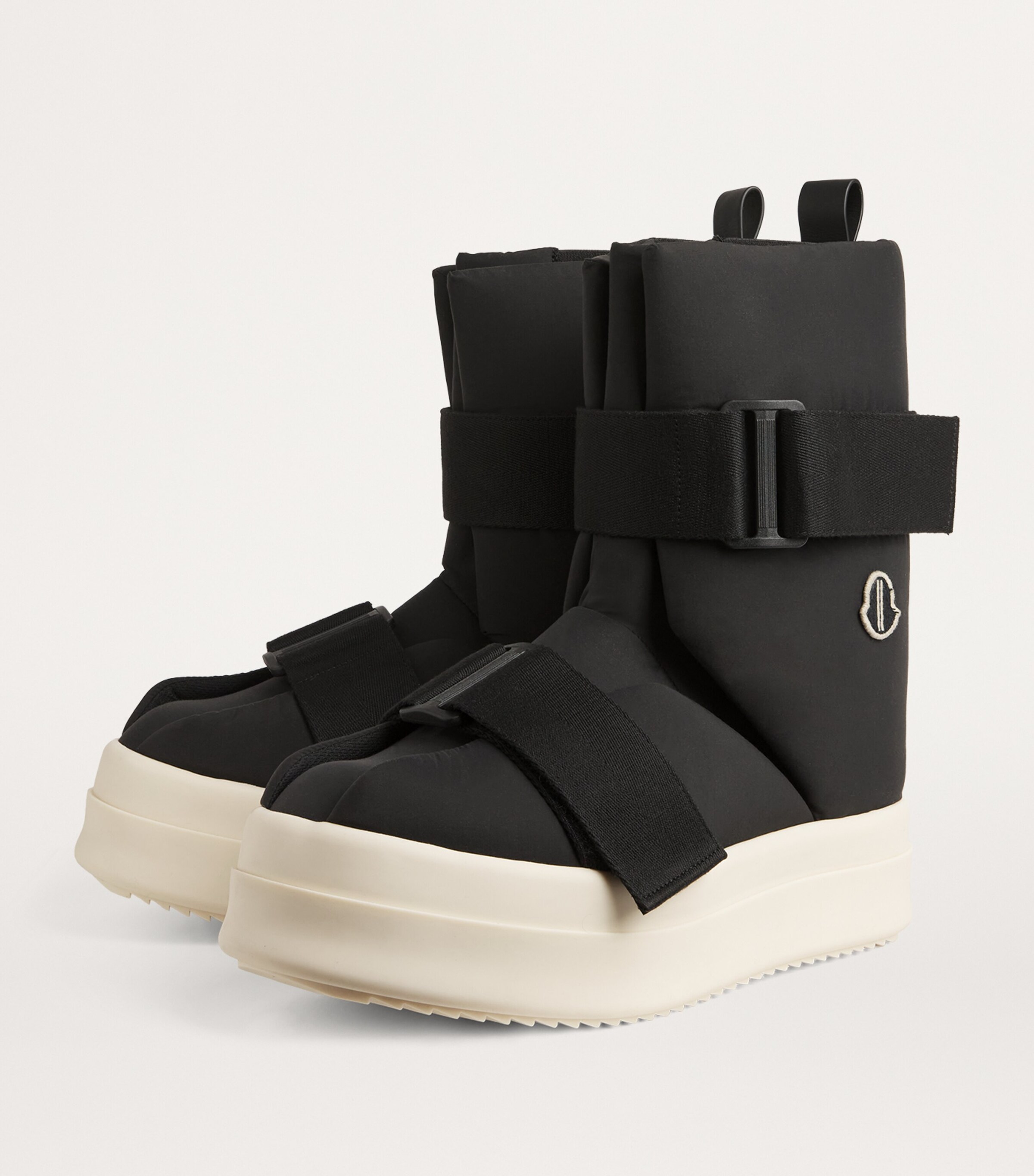 RICK OWENS x MONCLER | BIGROCKS PADDED BOOTS ユニセックス 黑 Rick Owens Bigrocks Padded Boots | Black | FARFETCH