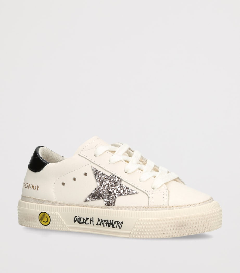 Leather May Sneakers WHITE/BLK Image 3