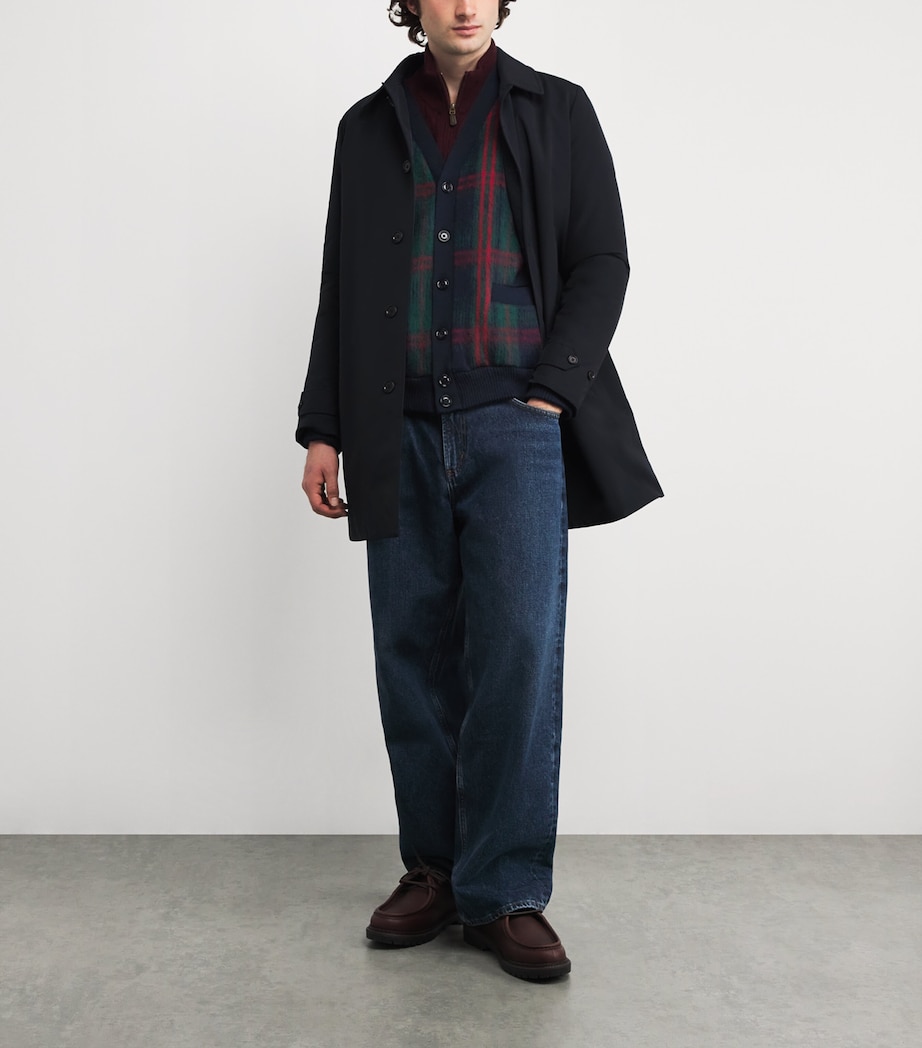 Wool Check Cardigan 40376 - CHECK VERDE Image 2