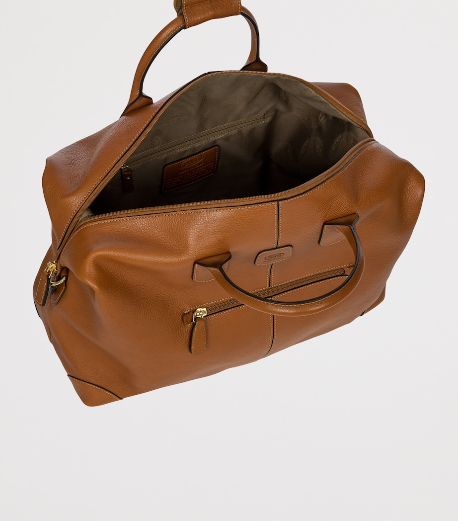 Leather Life Pelle Holdall Bag TAN Image 5