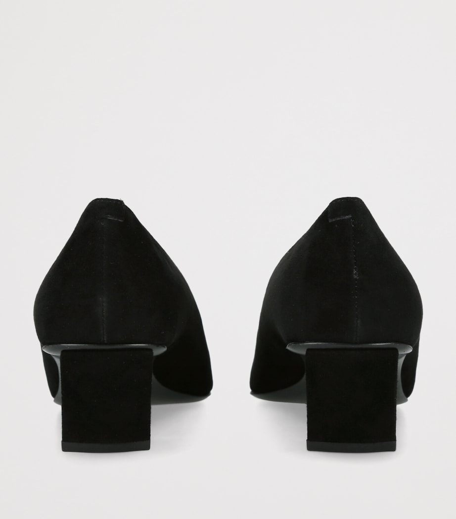 Suede Belle Vivier Pumps 45 BLACK Image 2