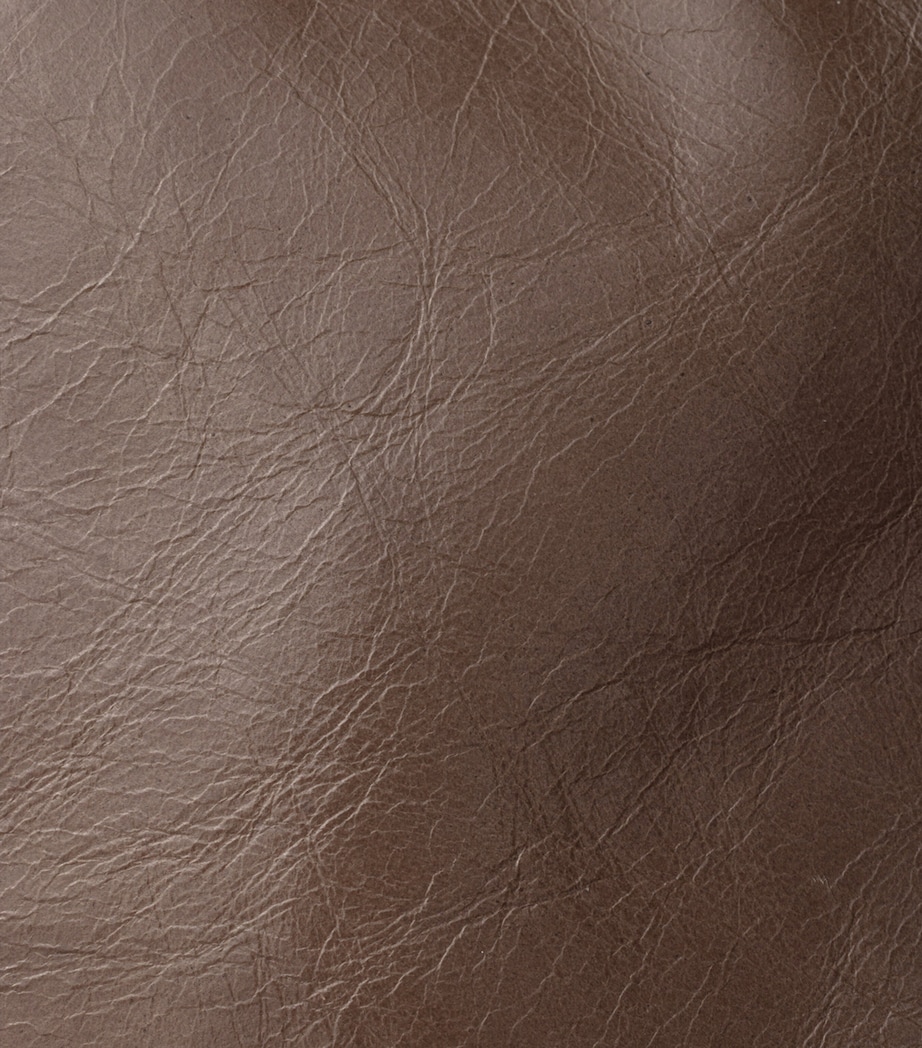 Prada Leather Pouch Grey Image 4