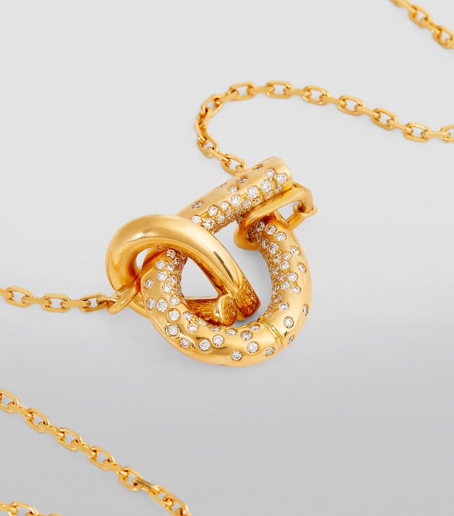 Yellow Gold and Diamond Oera Edition 03 Pendant Necklace YELLOW GOLD Image 5