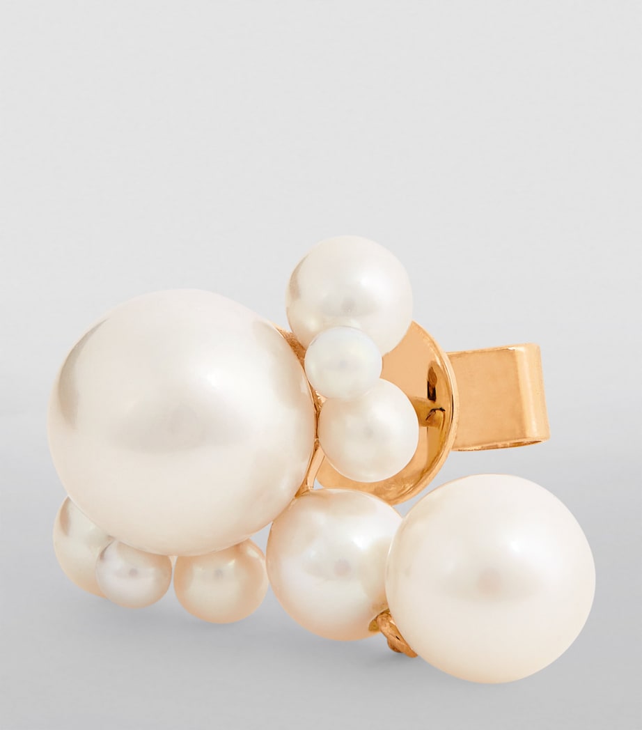 Yellow Gold and Pearl Grande Chambre de Perle Single Earring YELLOW GOLD Image 5