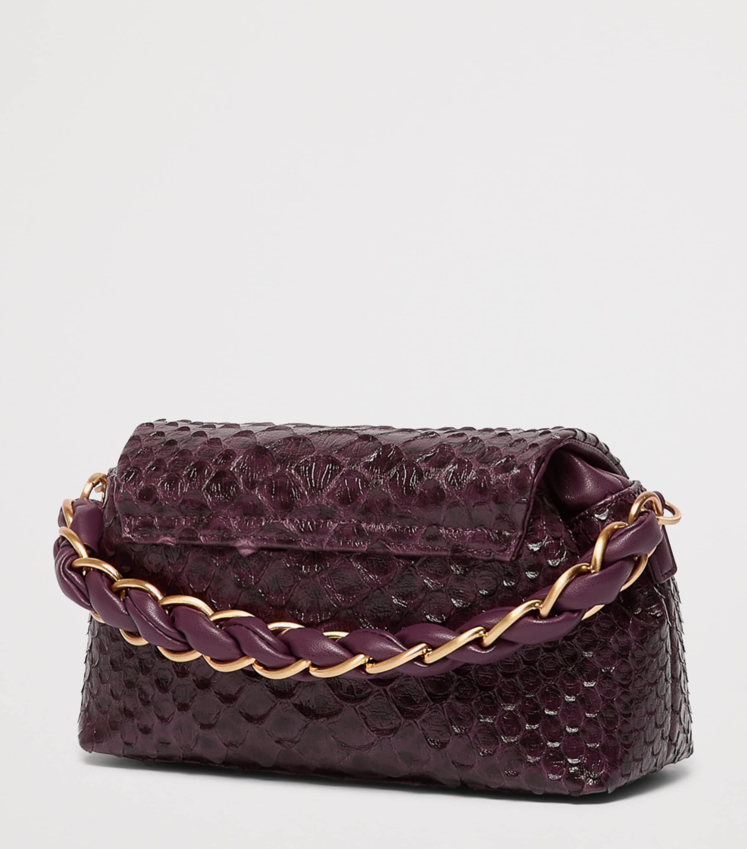 Marella Large Le Muse Clutch Bag Blackberry Image 3