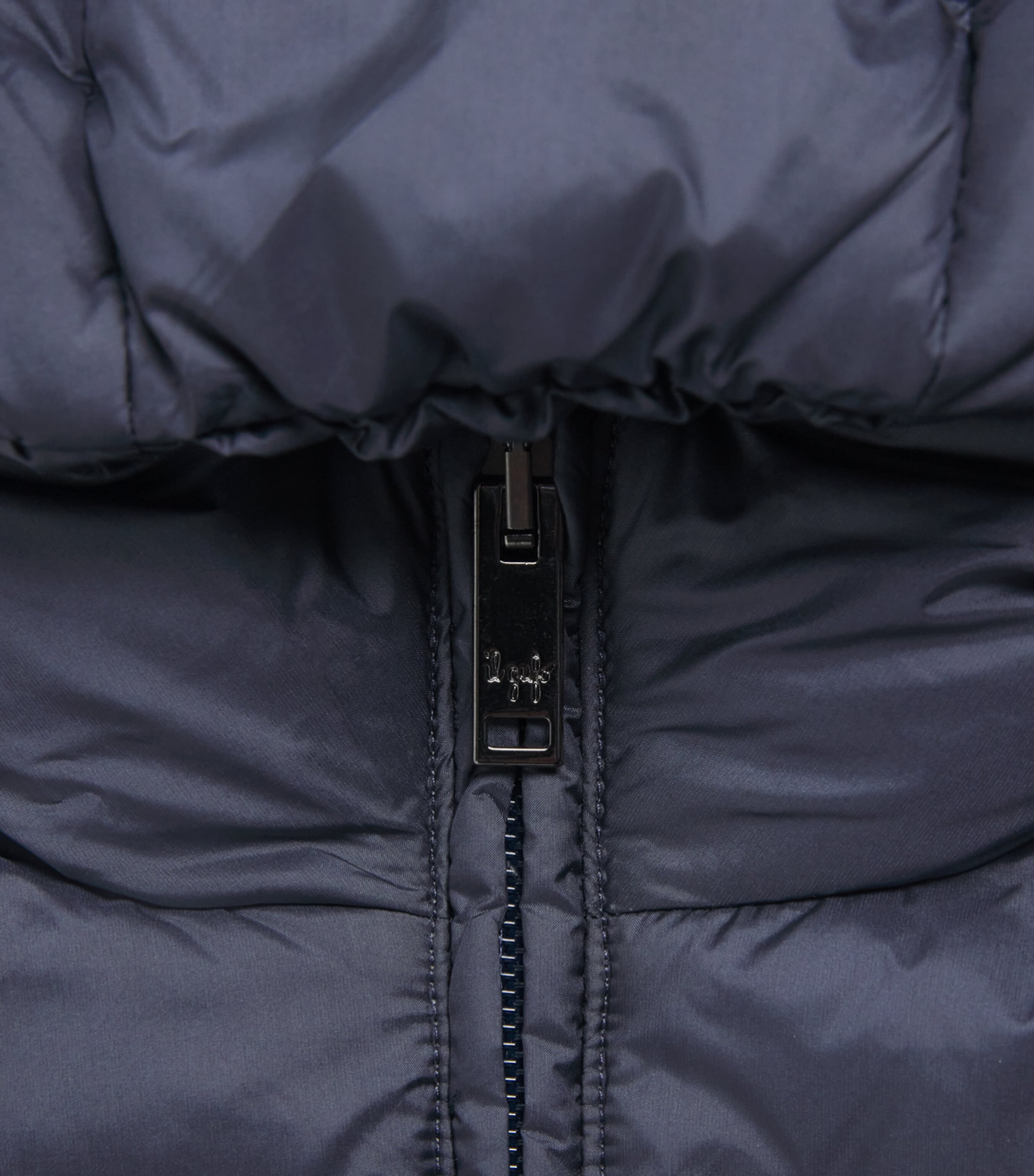 Il Gufo Down-Filled Puffer Jacket (6-36 Months) Navy Blue Image 3