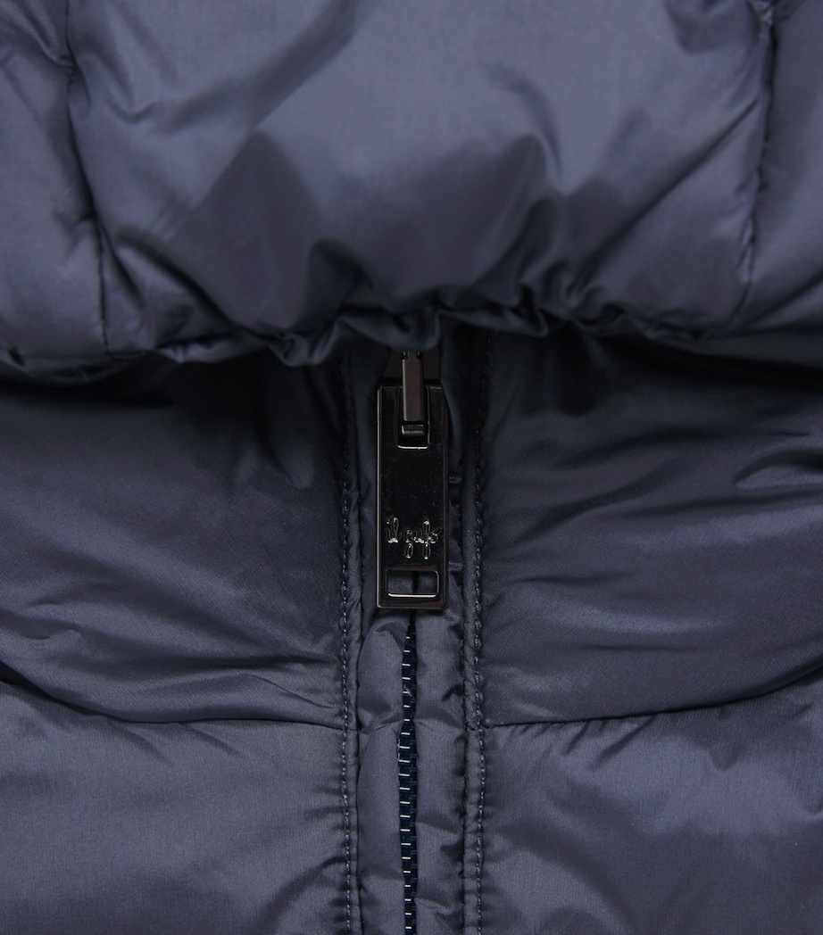 Il Gufo Down-Filled Puffer Jacket (6-36 Months) Navy Blue Image 3