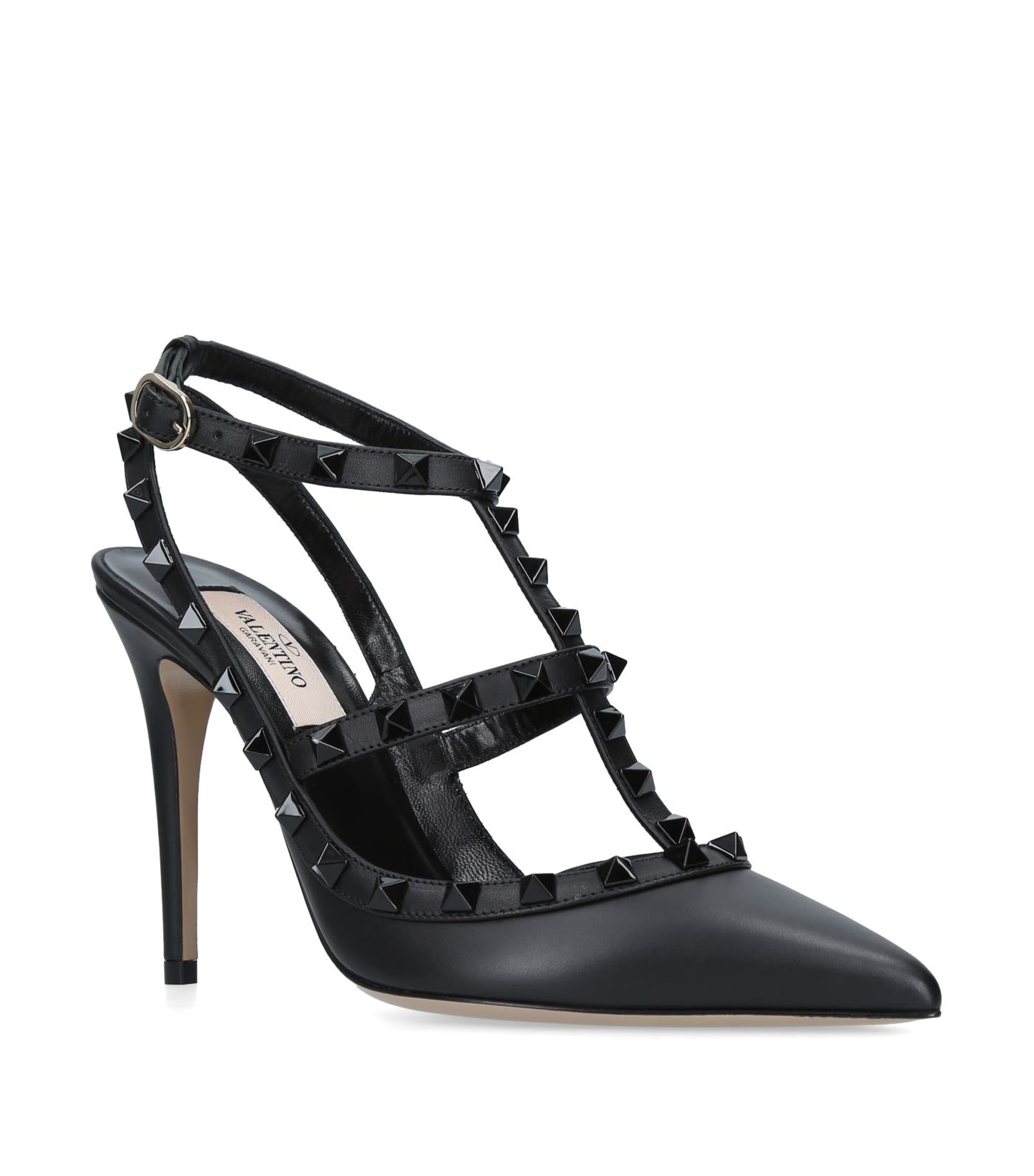 Valentino Rockstud Caged 100 Leather Pump