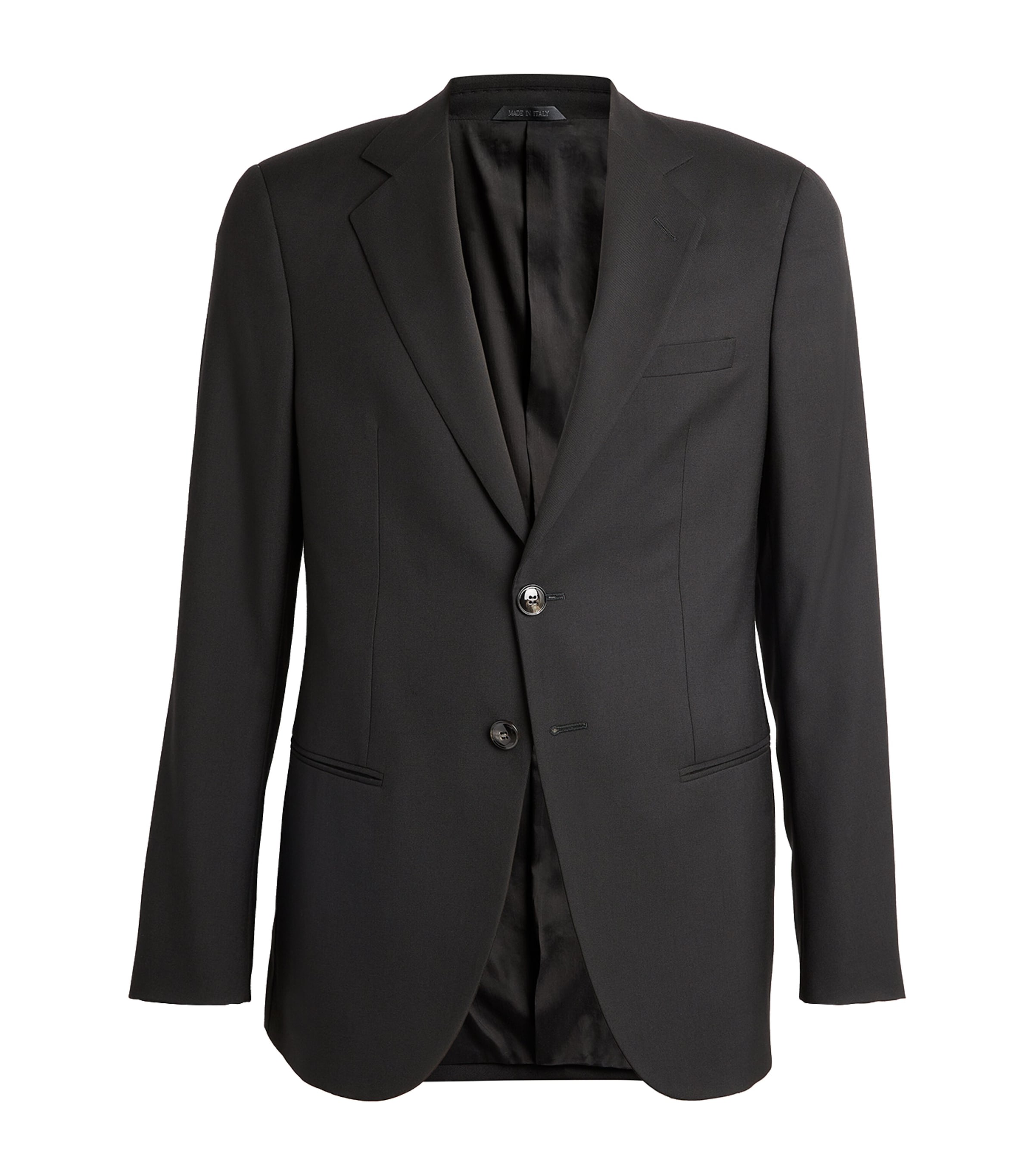 Shop Giorgio Armani Cashmere George Single-breasted Blazer In Black