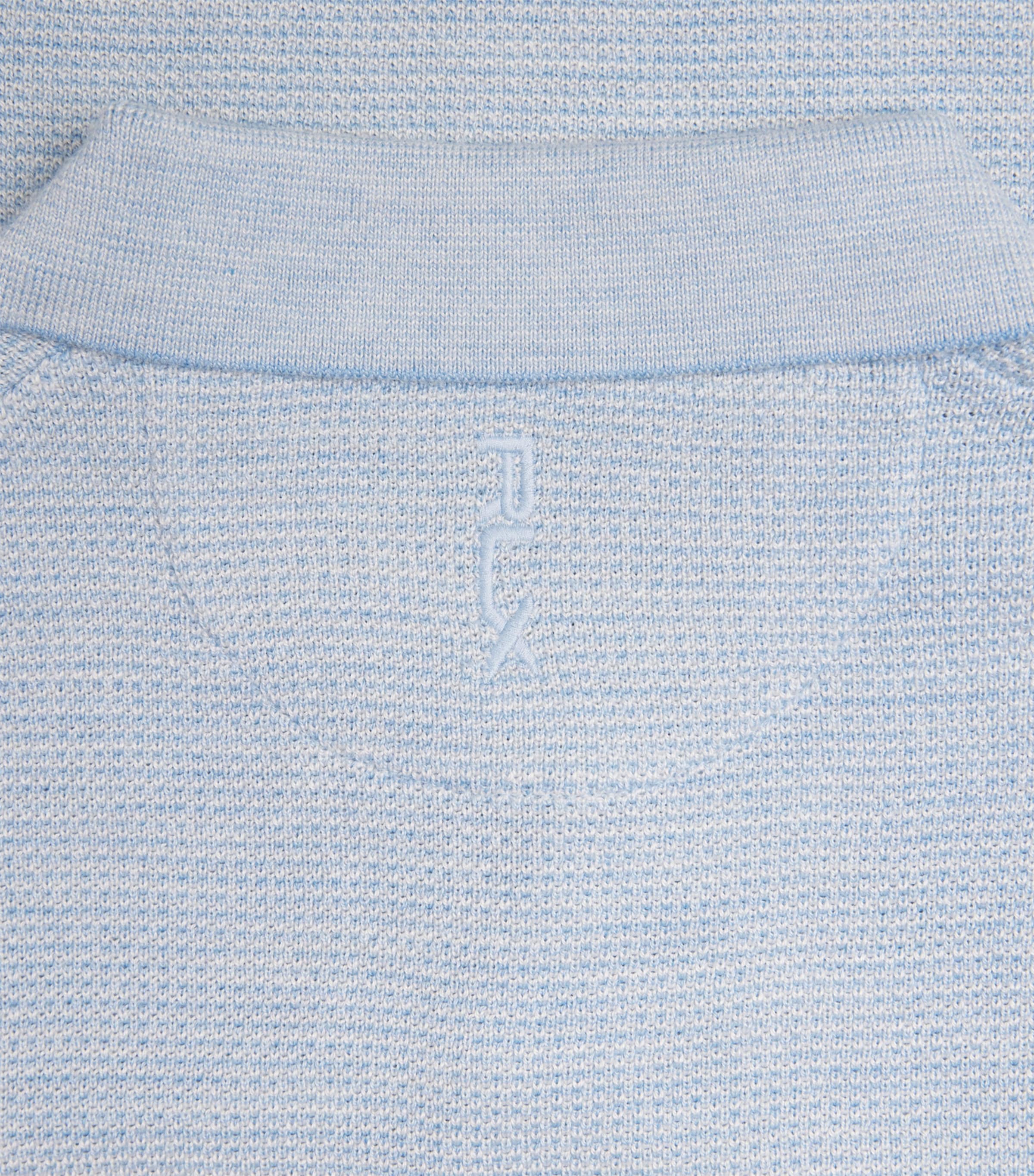RLX Ralph Lauren Mens Knit Long-Sleeve Polo Shirt Blue Combo Image 6
