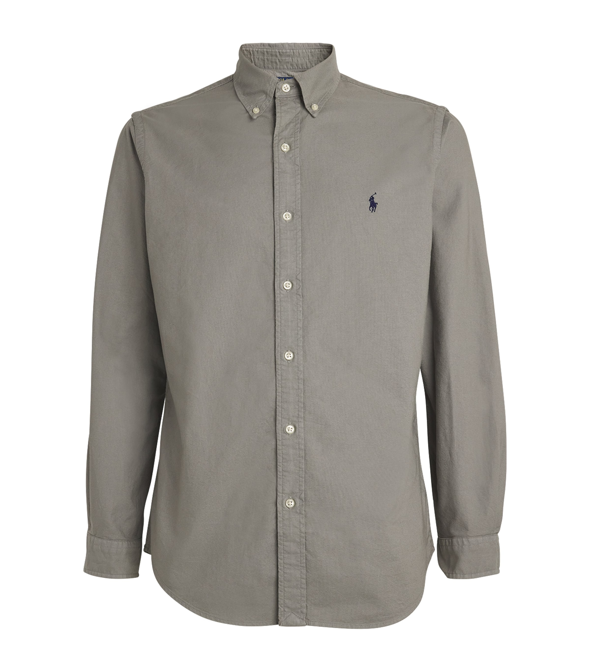 Polo Ralph Lauren Custom Fit Shirt In Grey