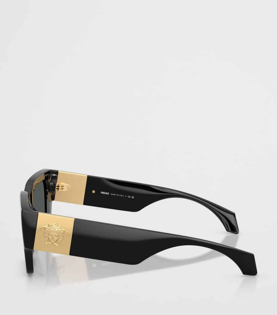 Versace VE4497U Rectangle Sunglasses Black Image 3