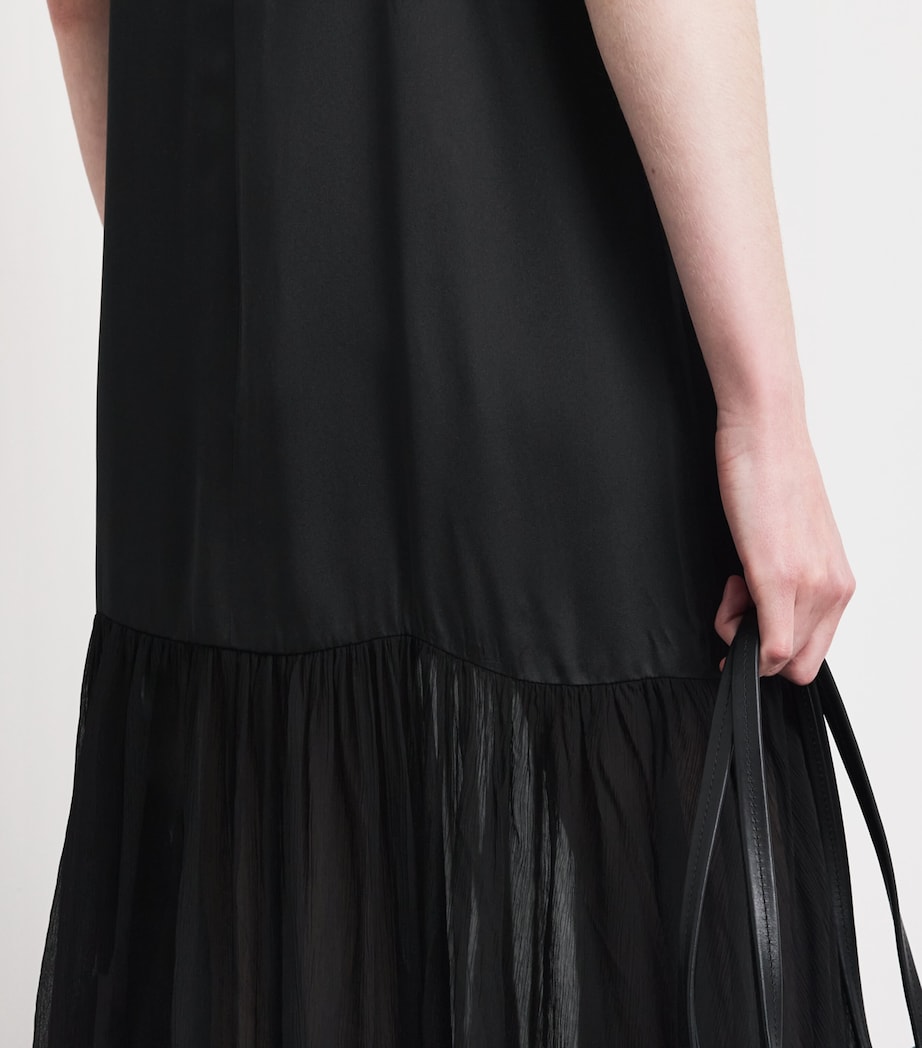 ANINE BING Womens Sleeveless Clementine Maxi Dress Black Image 5