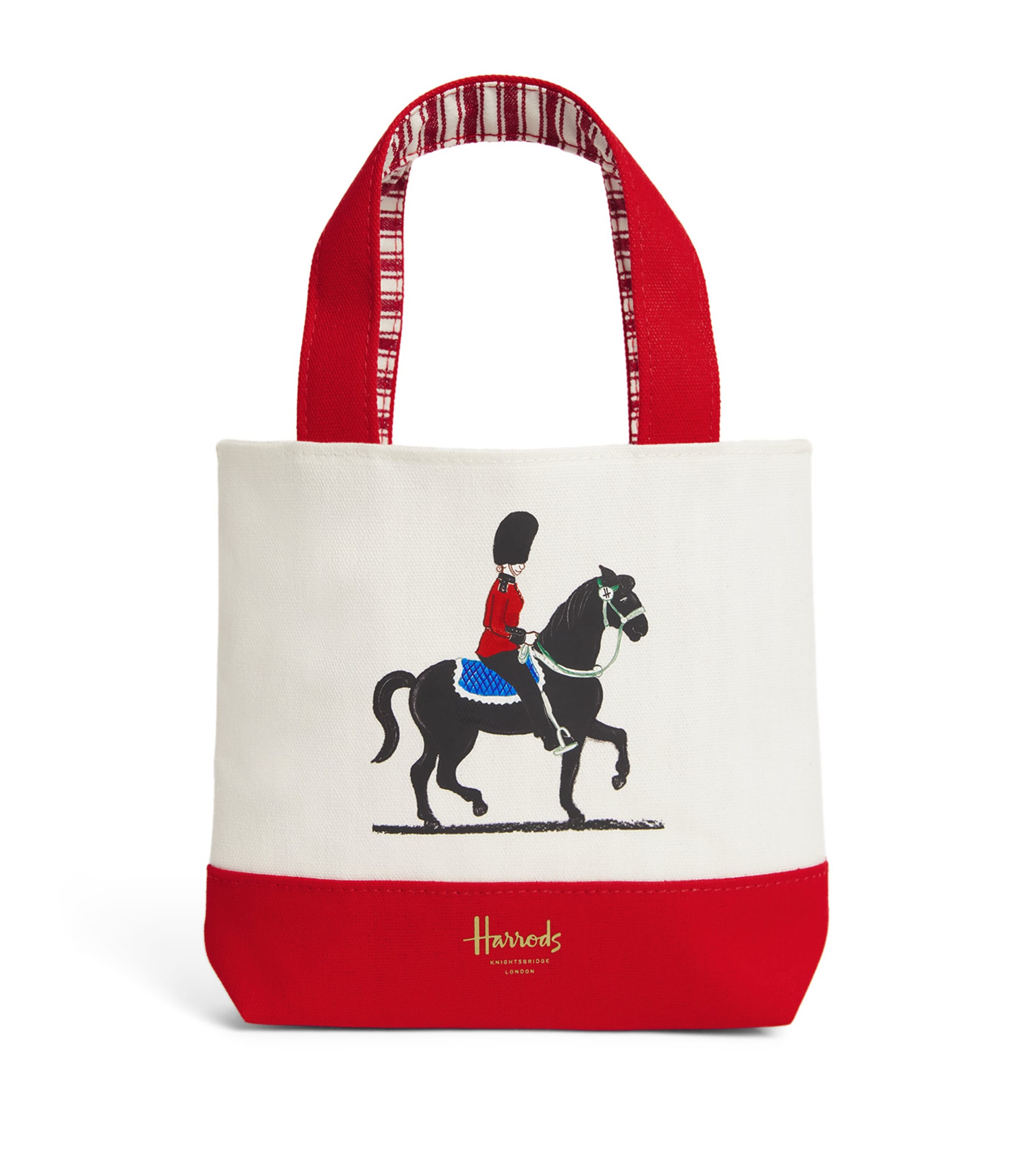 Harrods Mini Children's Horse Tote Bag In Blue