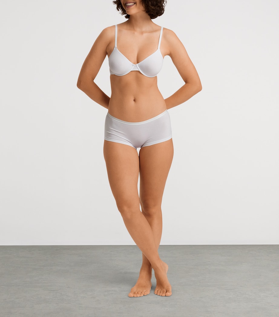 Cotton Sensation Boyshorts WHITE Image 5