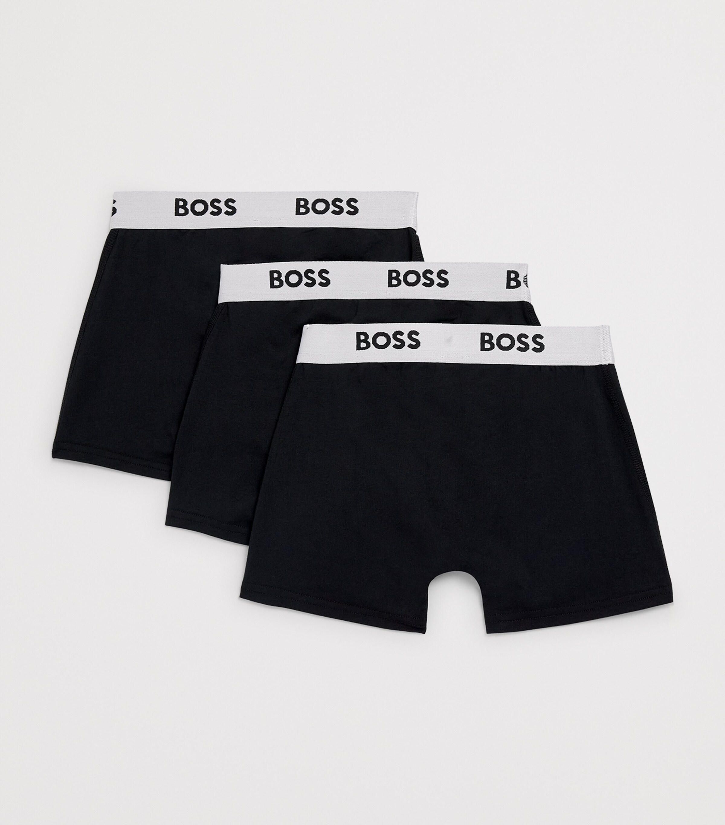 BOSS Kidswear Pack of 3 Boxer Briefs (4-16 Years) Black Image 2