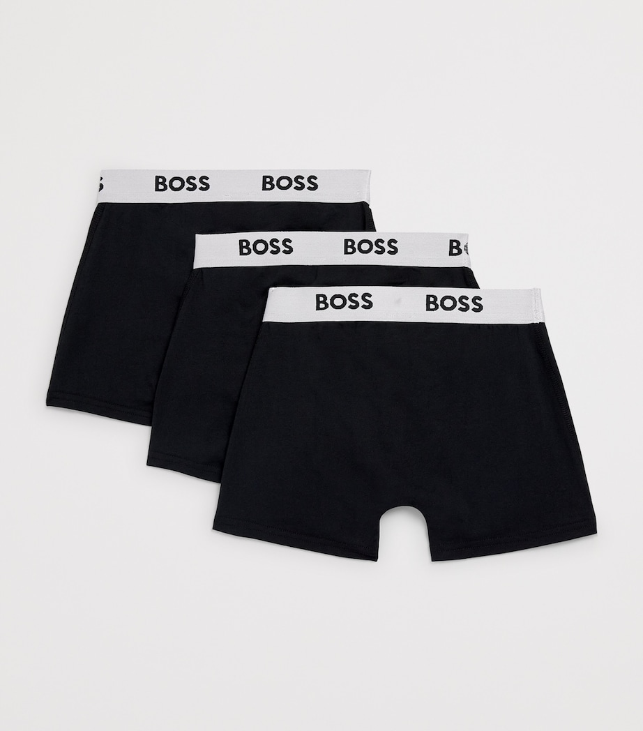 BOSS Kidswear Pack of 3 Boxer Briefs (4-16 Years) Black Image 2