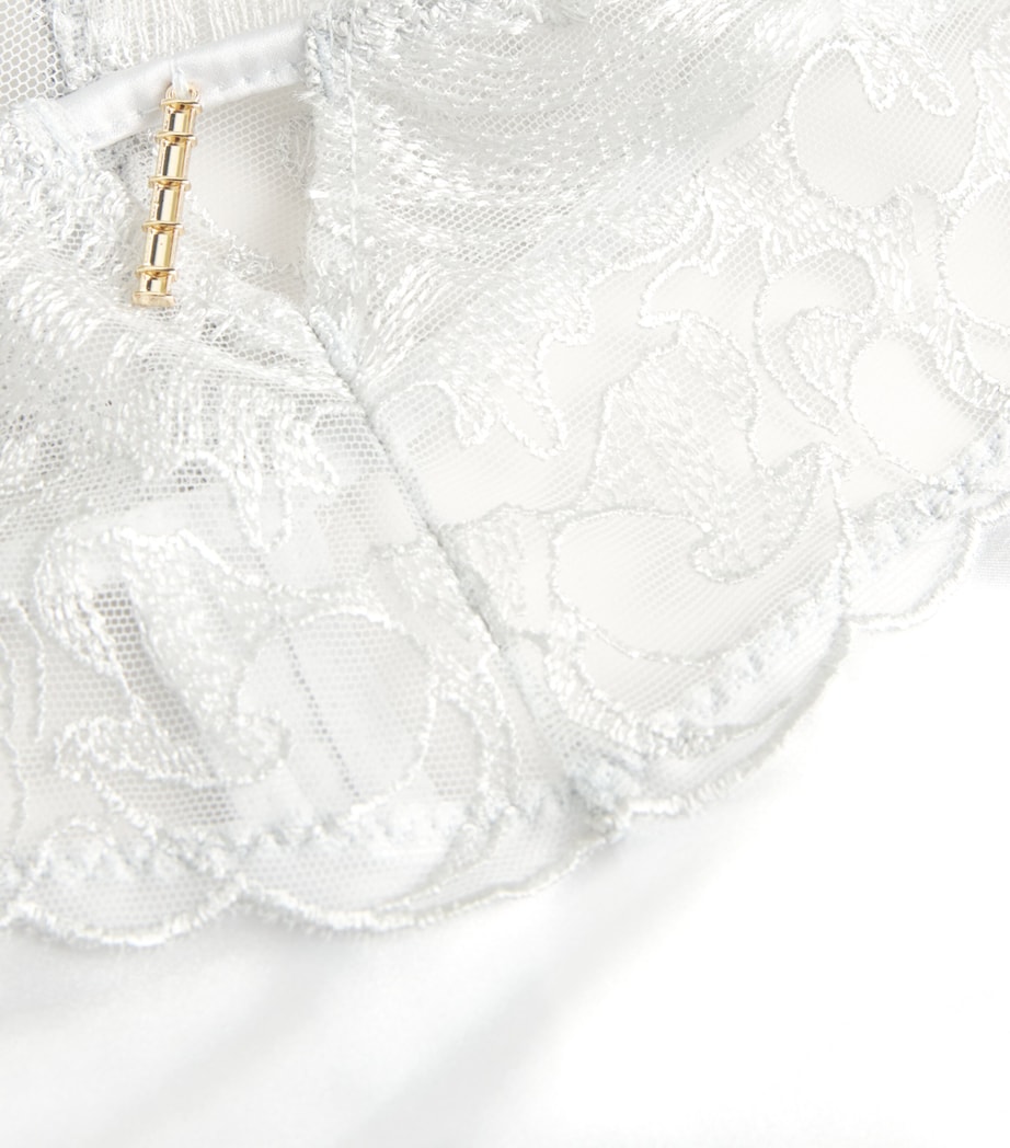 Lace-Trim Tanga Briefs ARCTIC BLUE Image 4