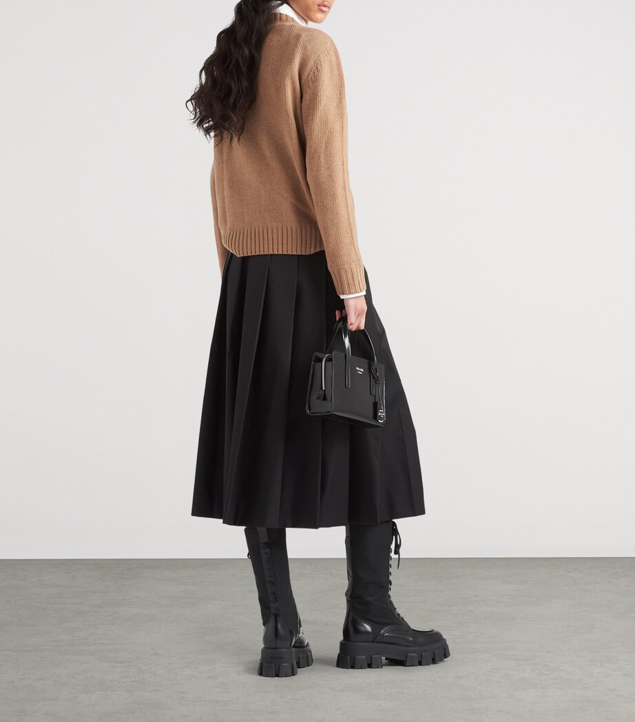 Wool-Cashmere Logo Sweater F0040 Image 5