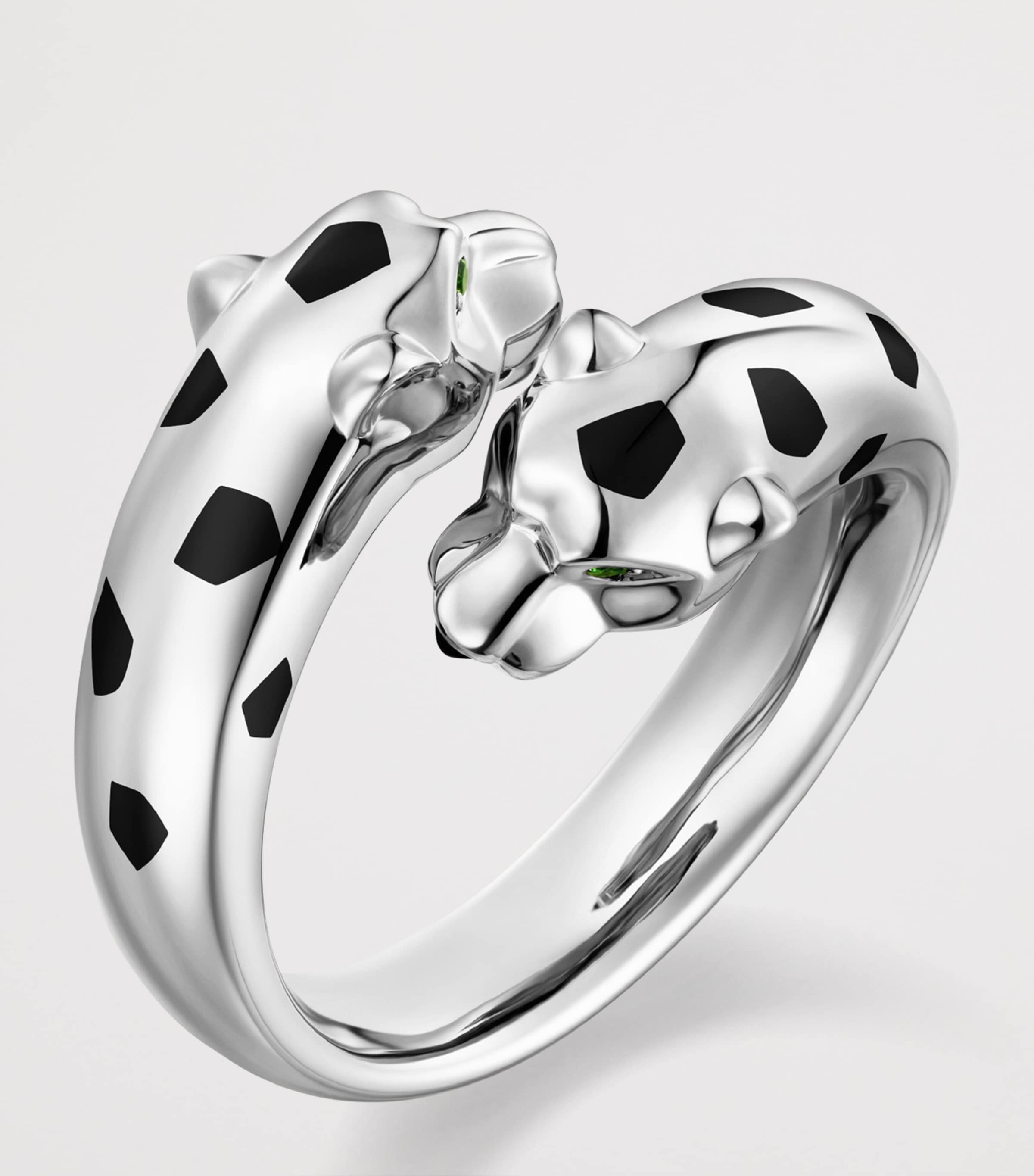 Cartier White Gold, Tsavorite and Onyx Panthère de Cartier Ring White Gold Image 5