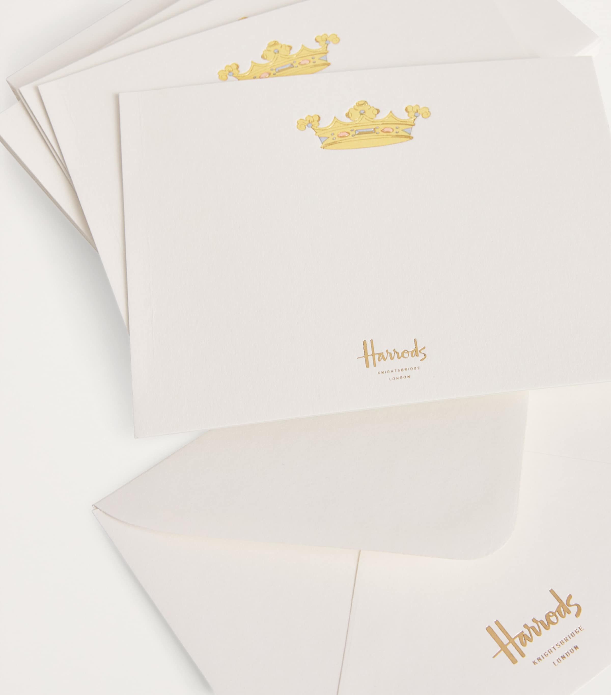 Harrods Crown Cards (Pack of 10) | Designers | Harrods | Luxury Stationery | Invitations & Cards Harrods Crown Cards (Pack of 10) | Designers | Harrods | Luxury Stationery | Invitations & Cards