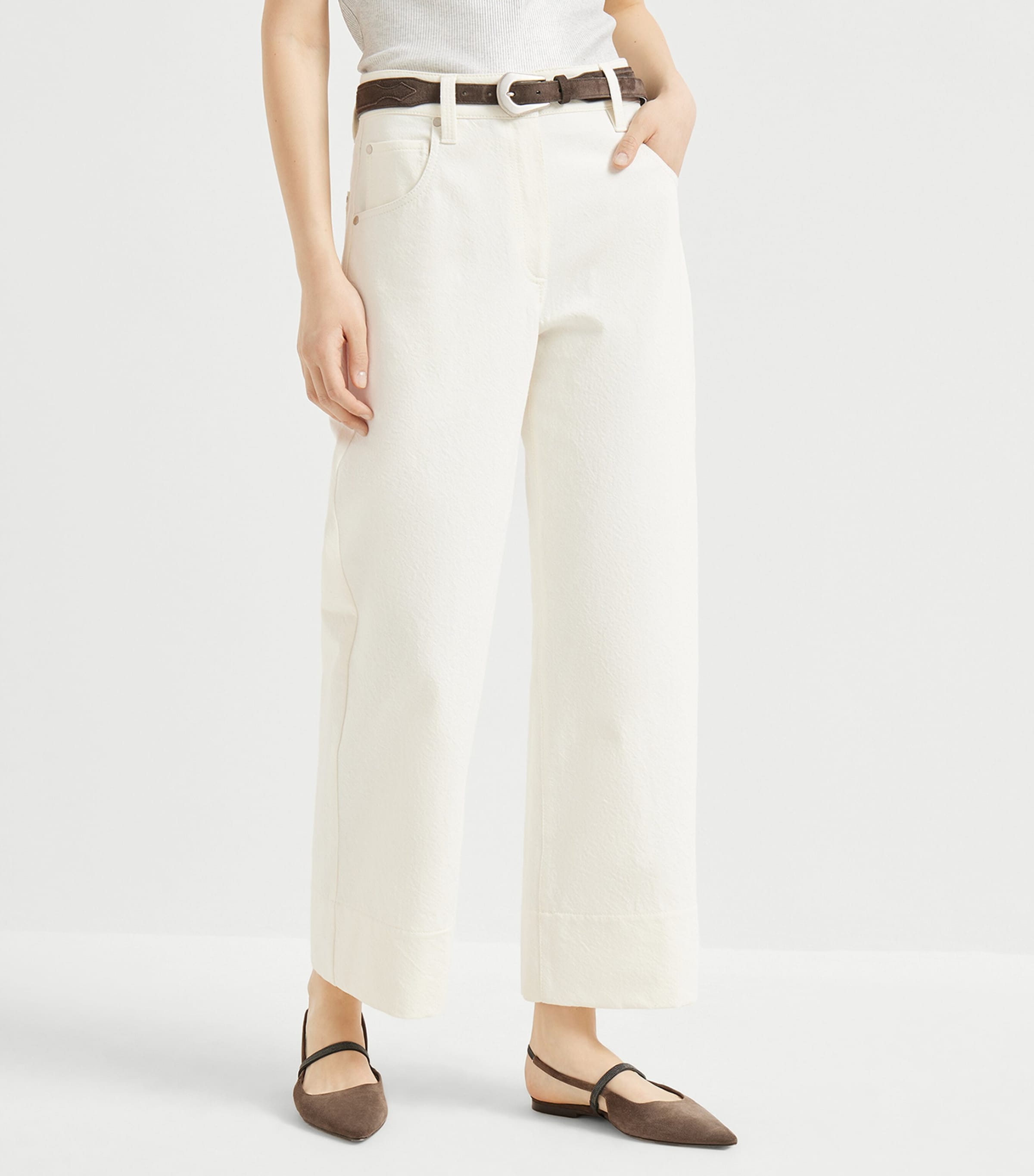 Cotton-Blend Chinos C1101 Image 3