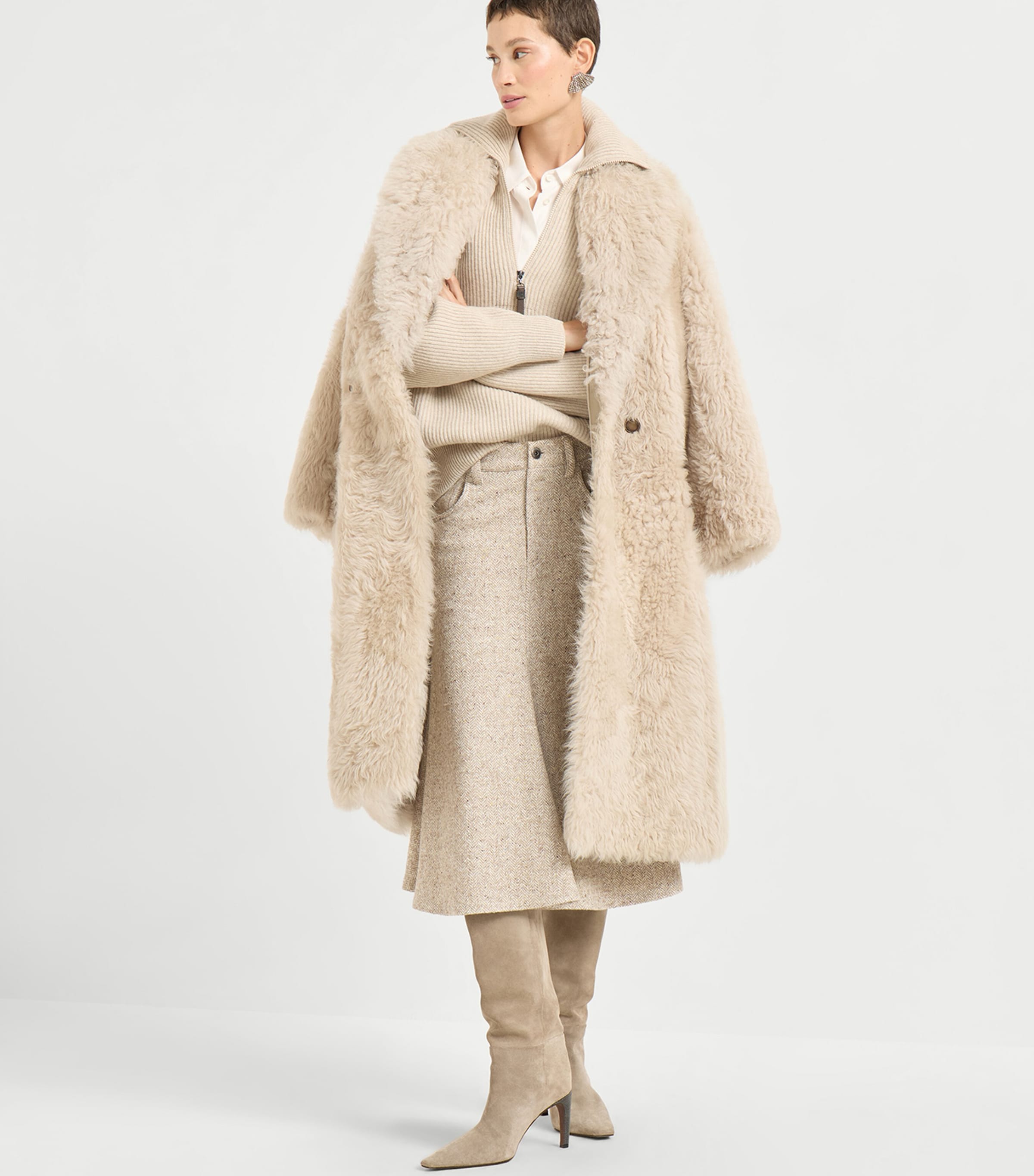 Cashmere Quarter-Zip Sweater C9731 Image 4