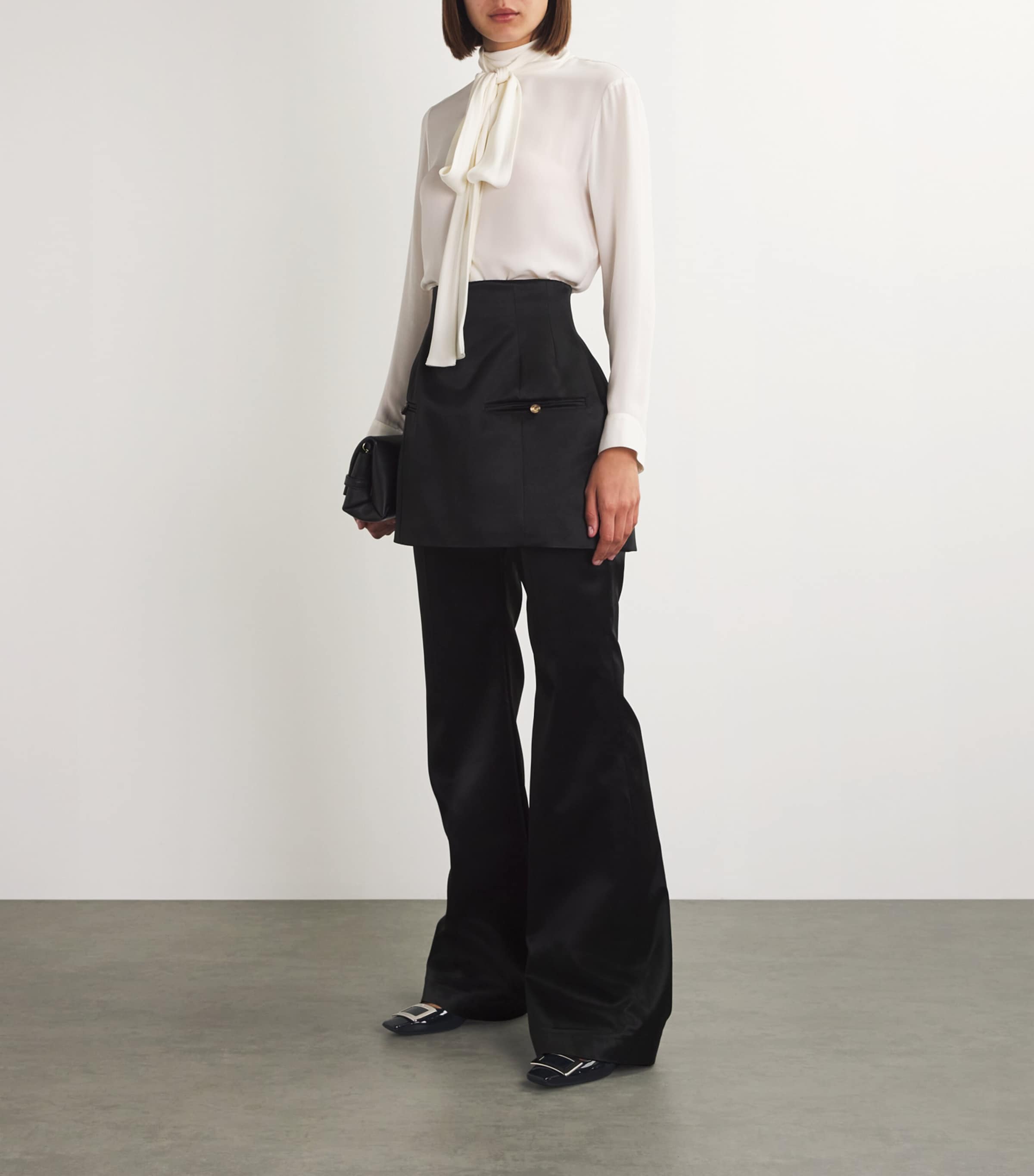 Belle Vivier Trompette Pumps BLACK Image 5