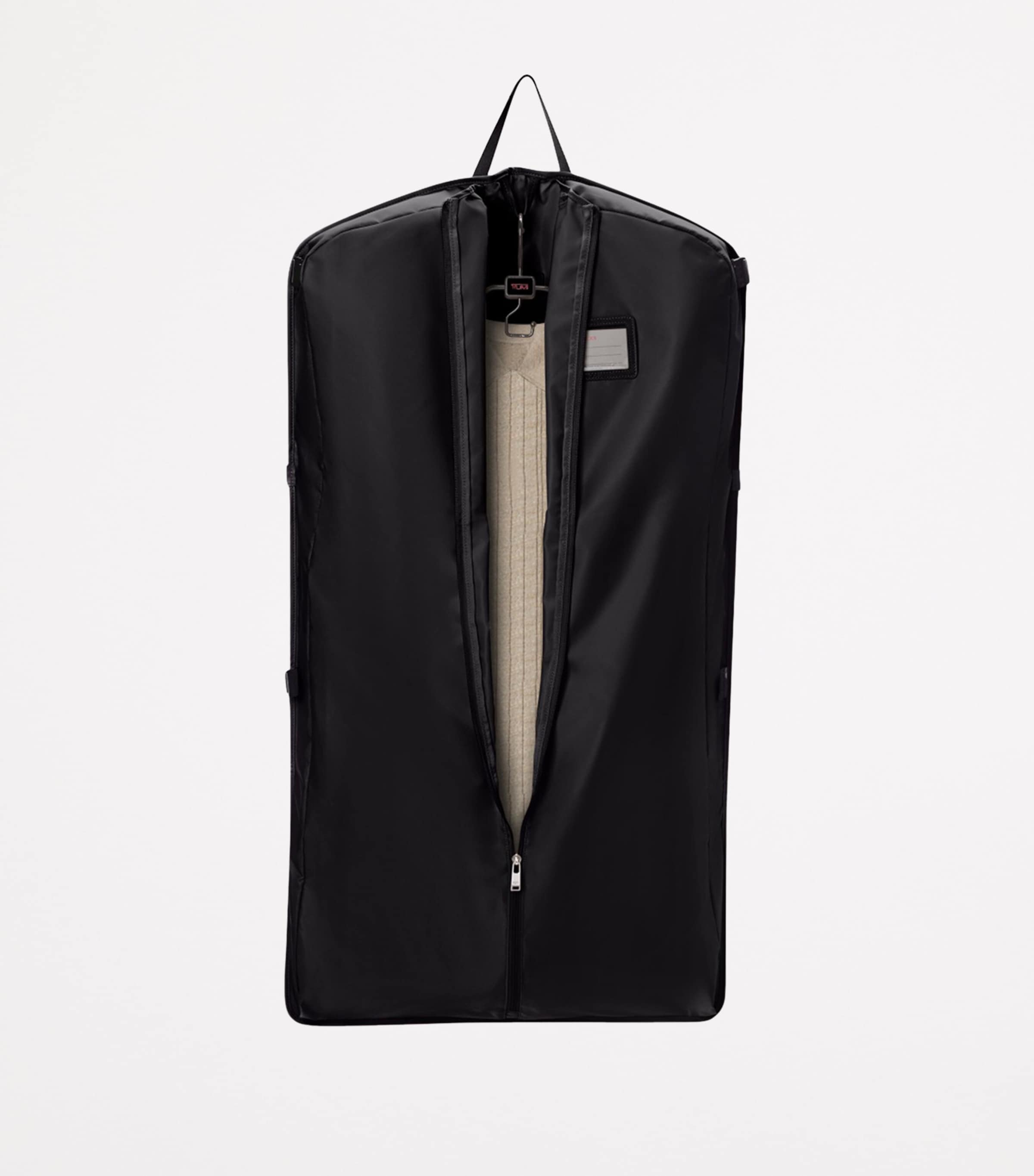 Nylon Garment Bag BLACK Image 3