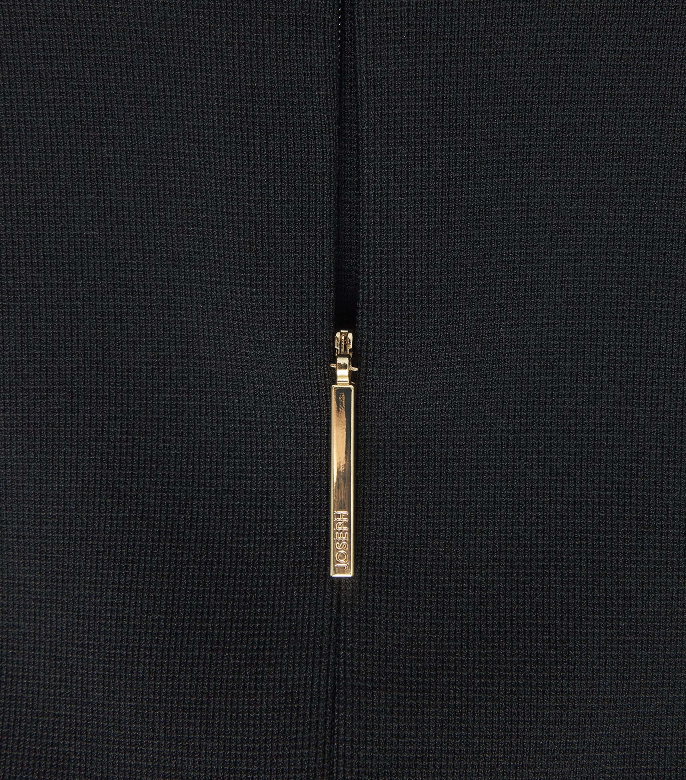 Milano Knit Mille Midi Dress BLACK Image 5