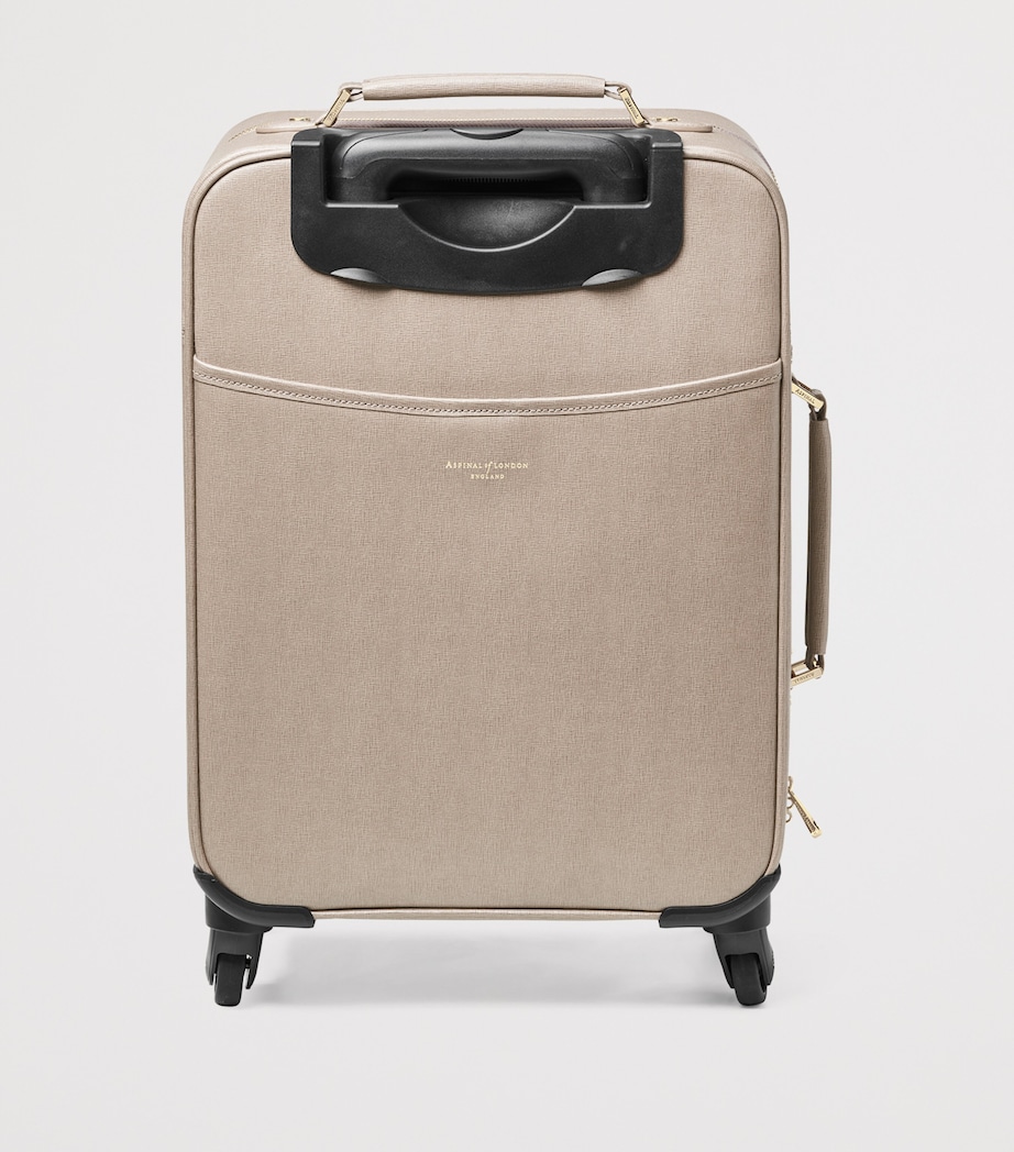 Leather Cabin Suitcase TAUPE Image 3