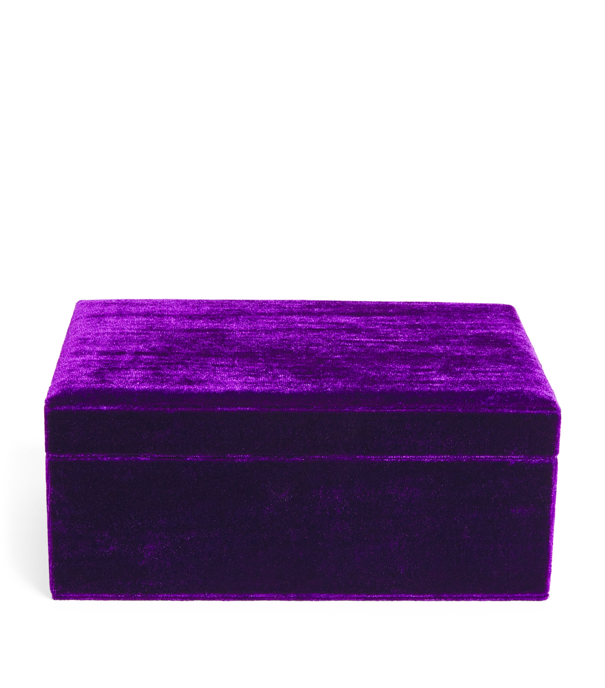 Sophie Bille Brahe Velvet Silk Tresor Grande Jewellery Box In Purple