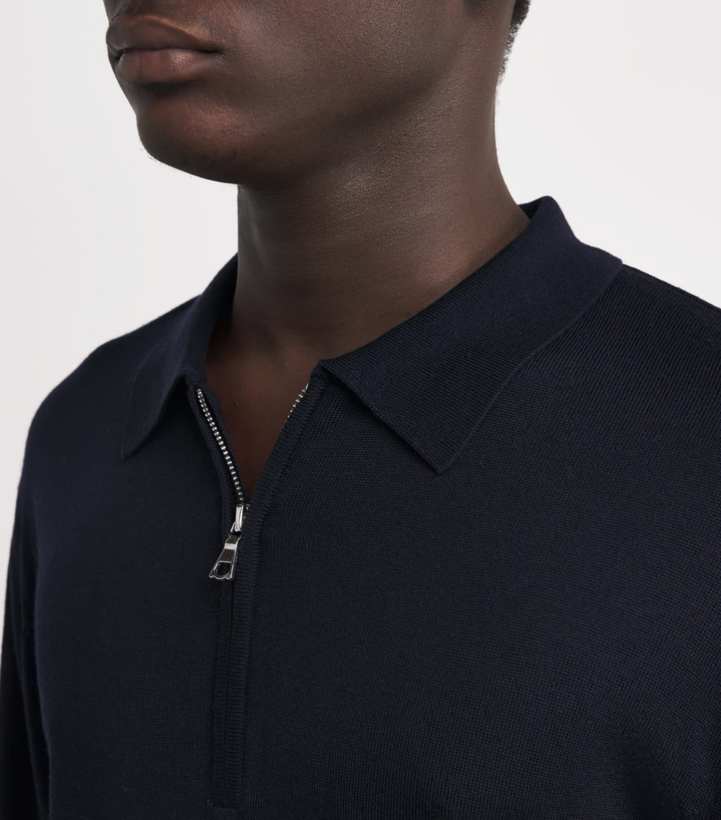 Wool Double-Breasted Maxwell Coat DARK NAVY Image 6