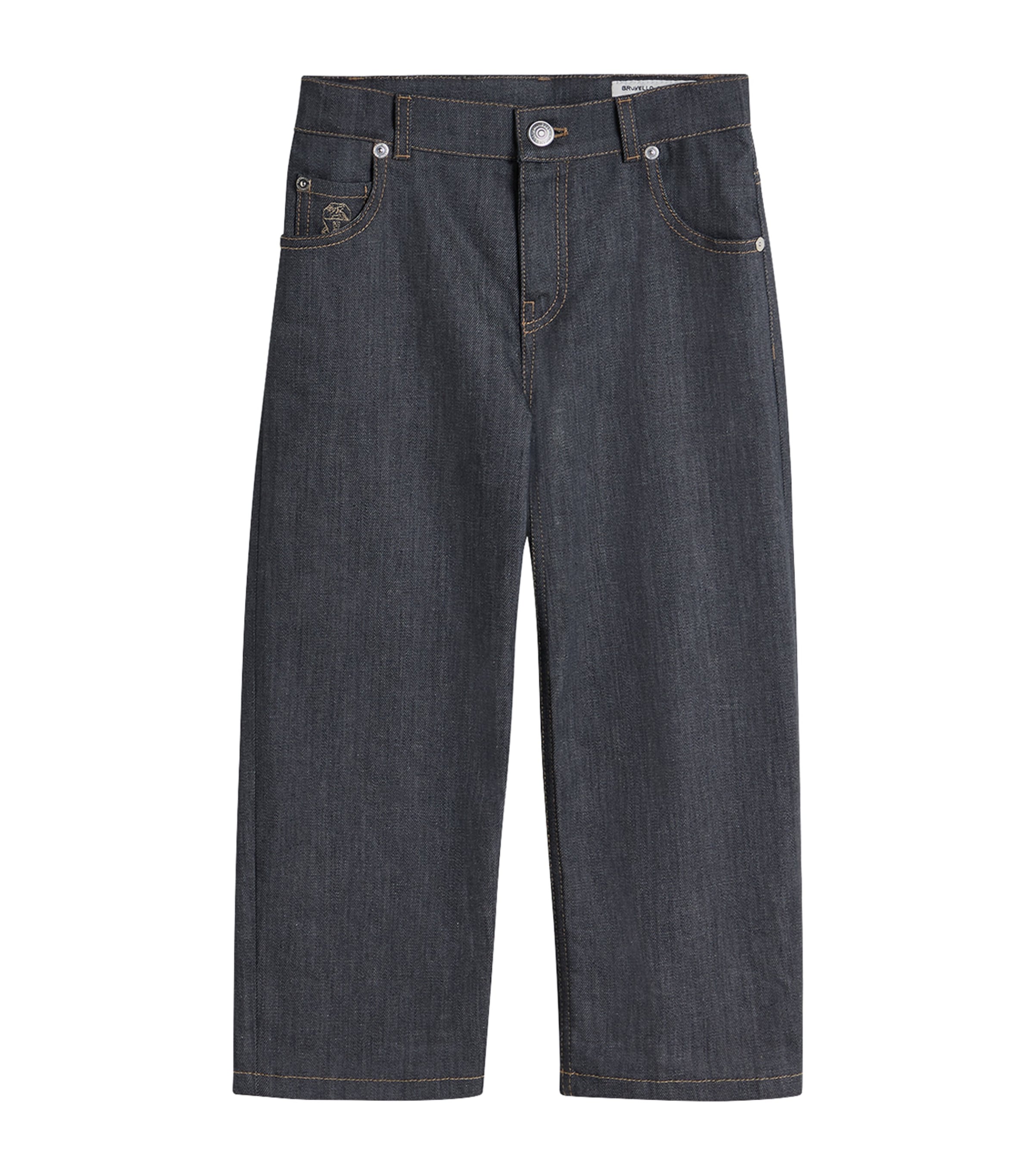 Brunello Cucinelli Kids Denim Jeans (4-6 Years) Image 1