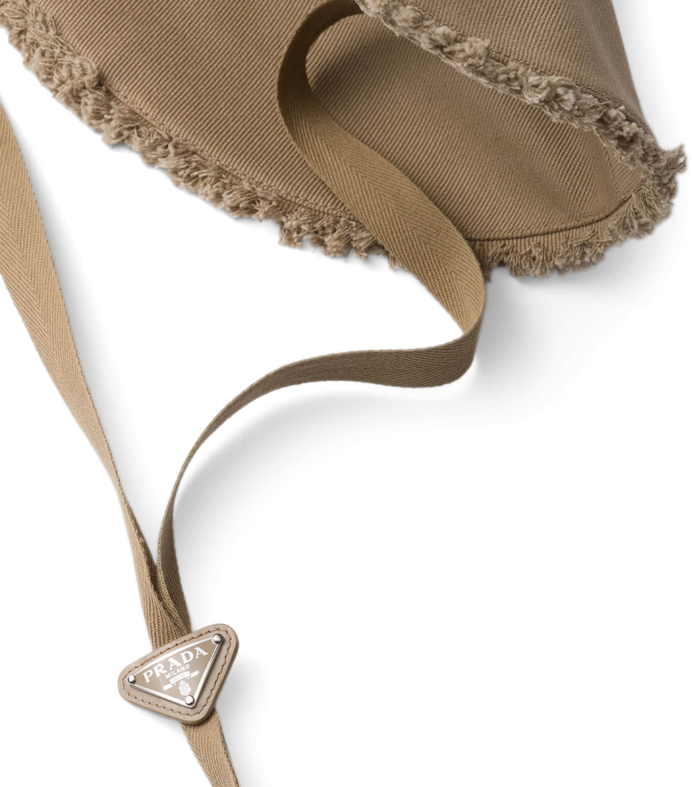 Wide-Brim Drill Bucket Hat F0241 Image 3