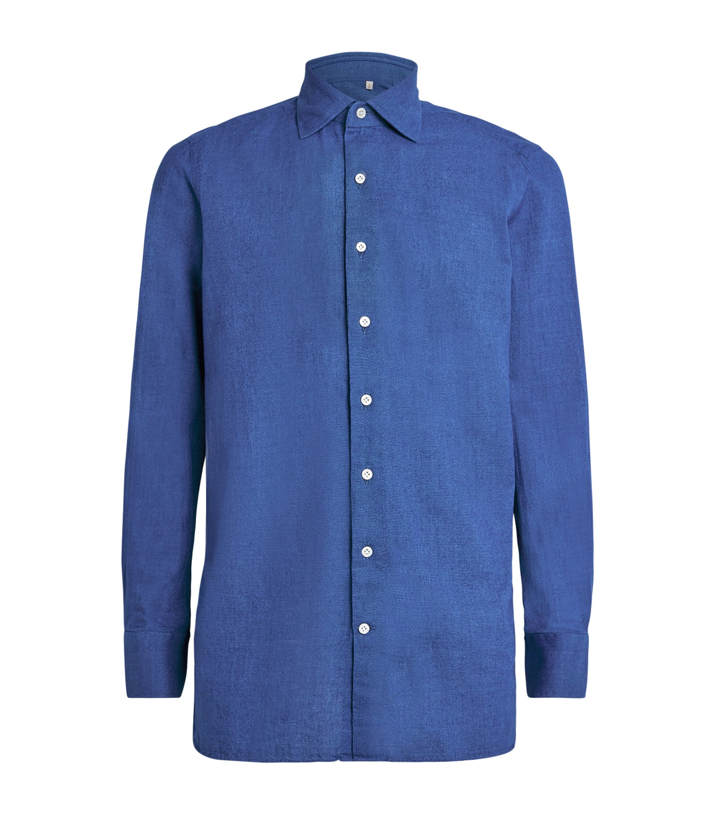 100hands Linen Selvedge Denim Shirt In Blue