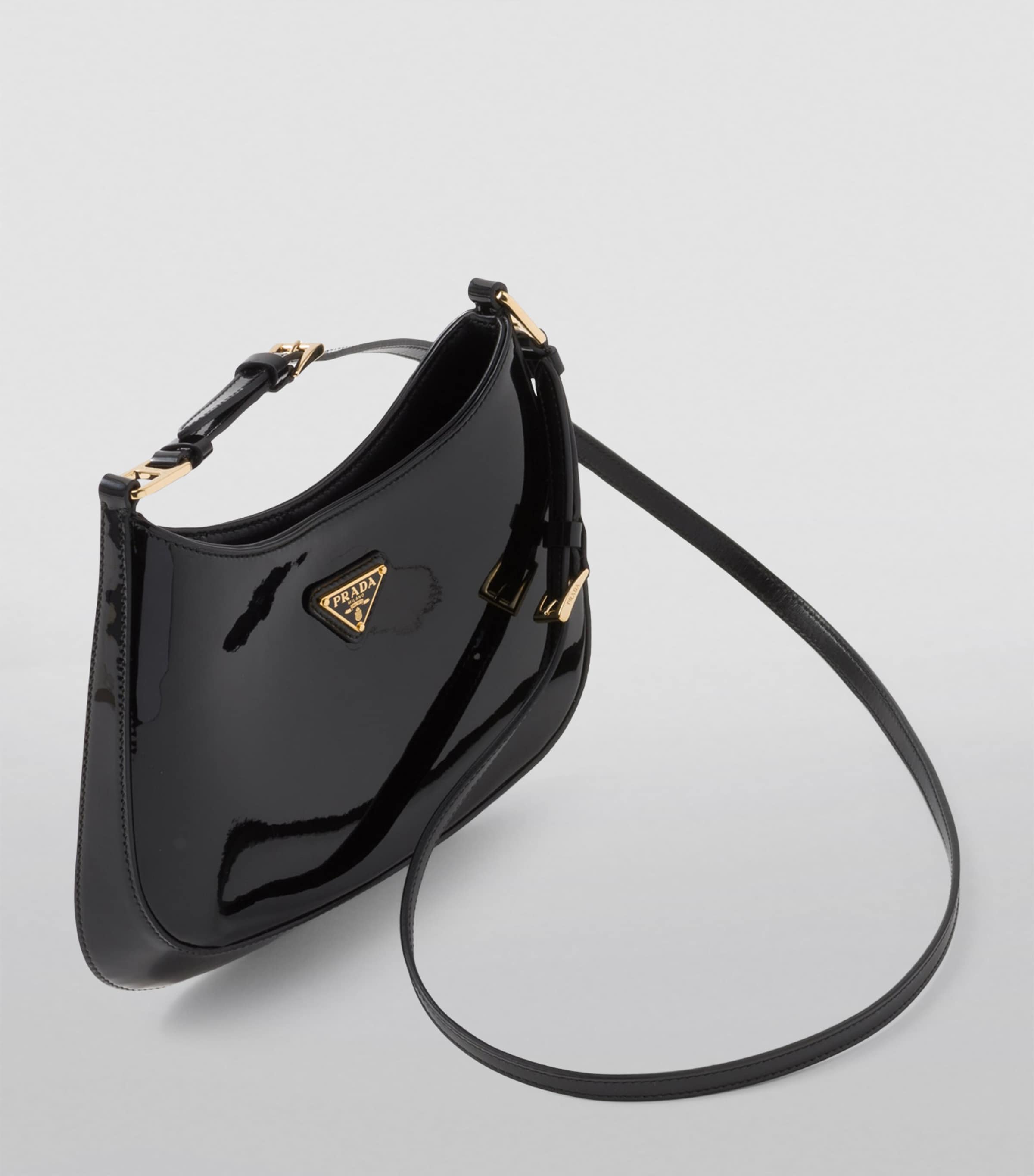 Prada Patent Leather Cleo Shoulder Bag Image 2