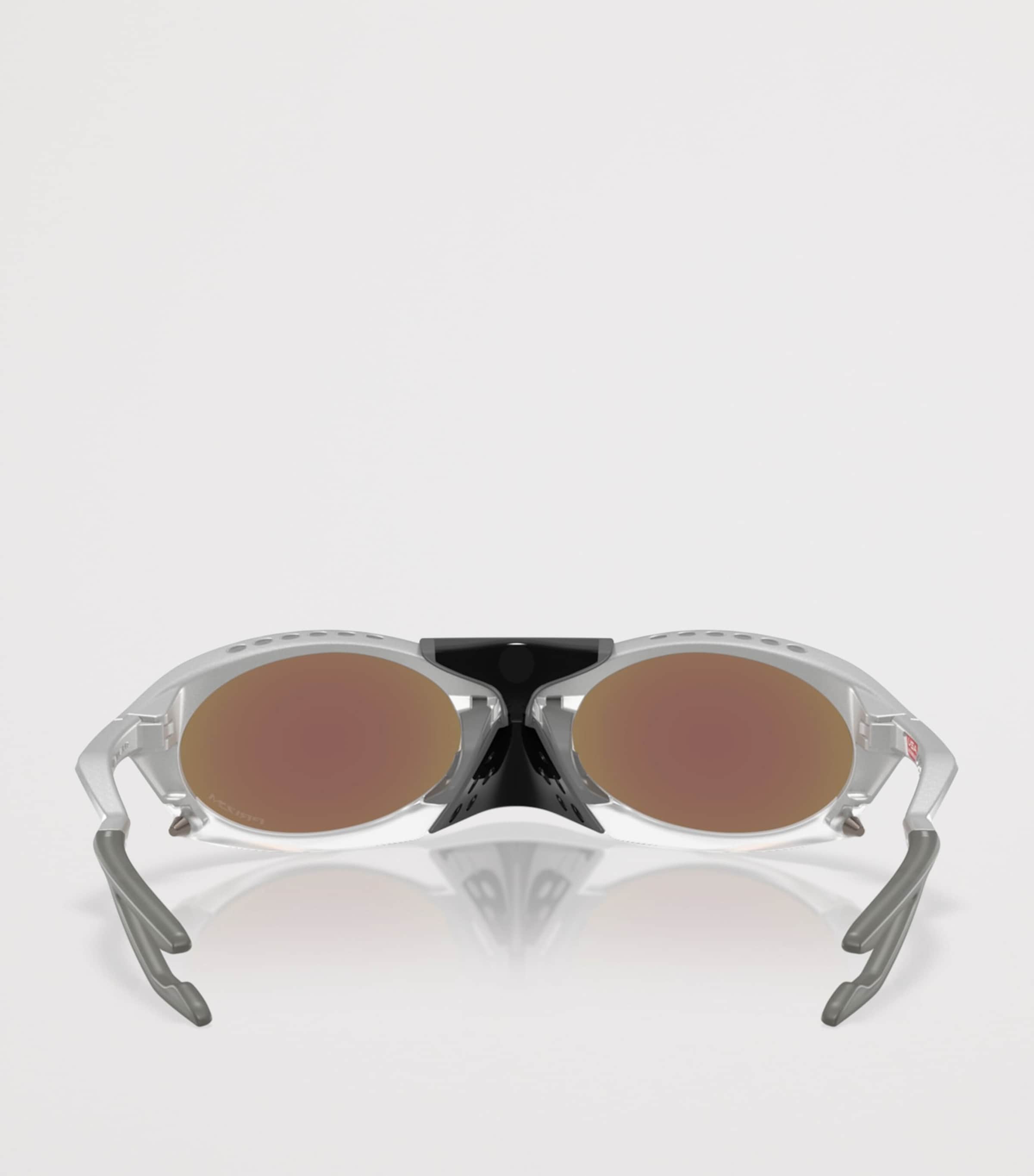 Oakley Plantaris Oval Sunglasses Silver Image 4