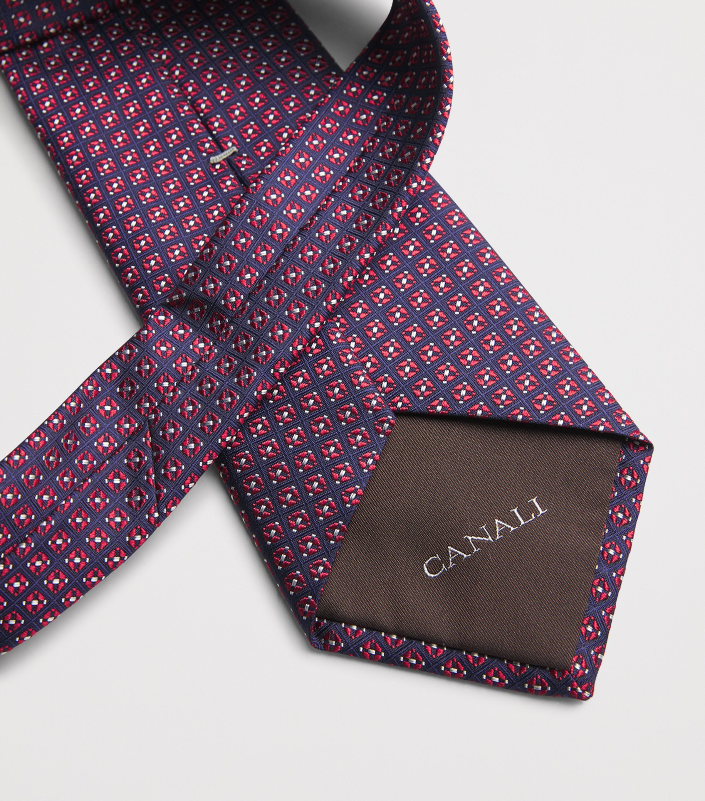 Canali Silk Jacquard Tie Image 4