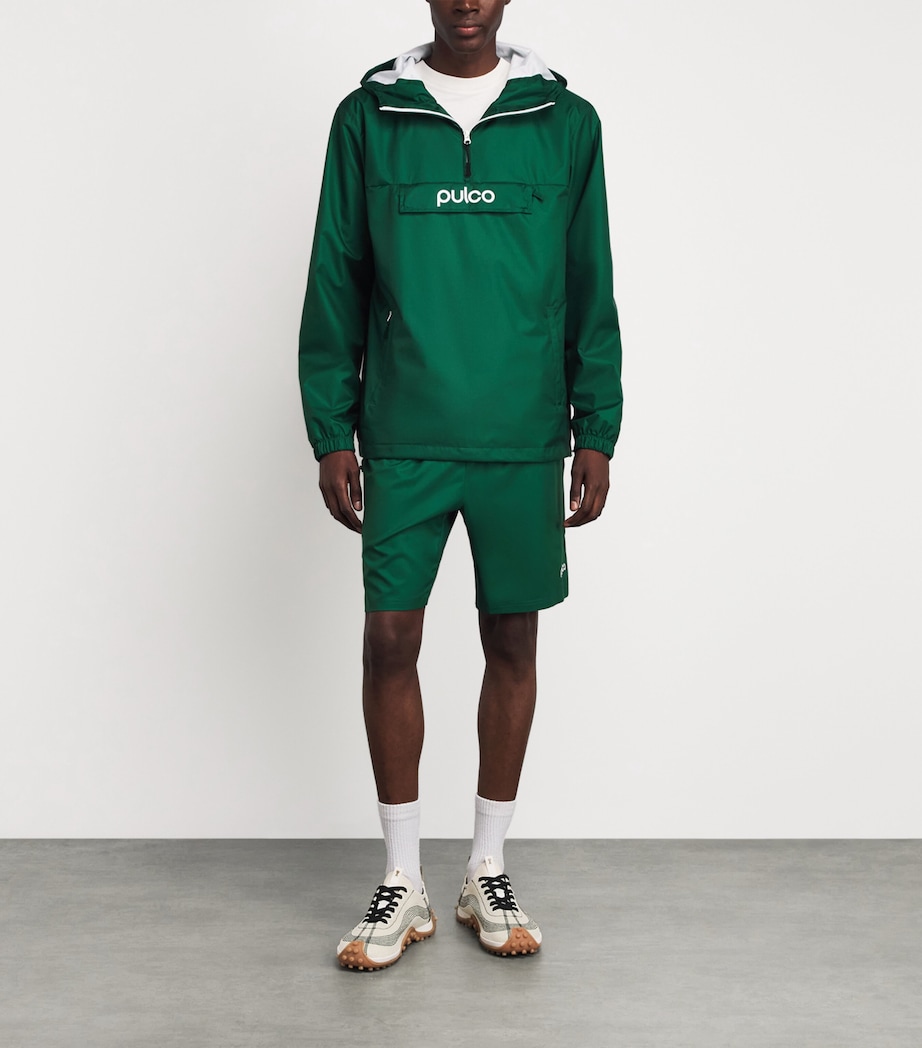 Pulco Studios Mens Water-Resistant Coaches Jacket Court Green Image 2