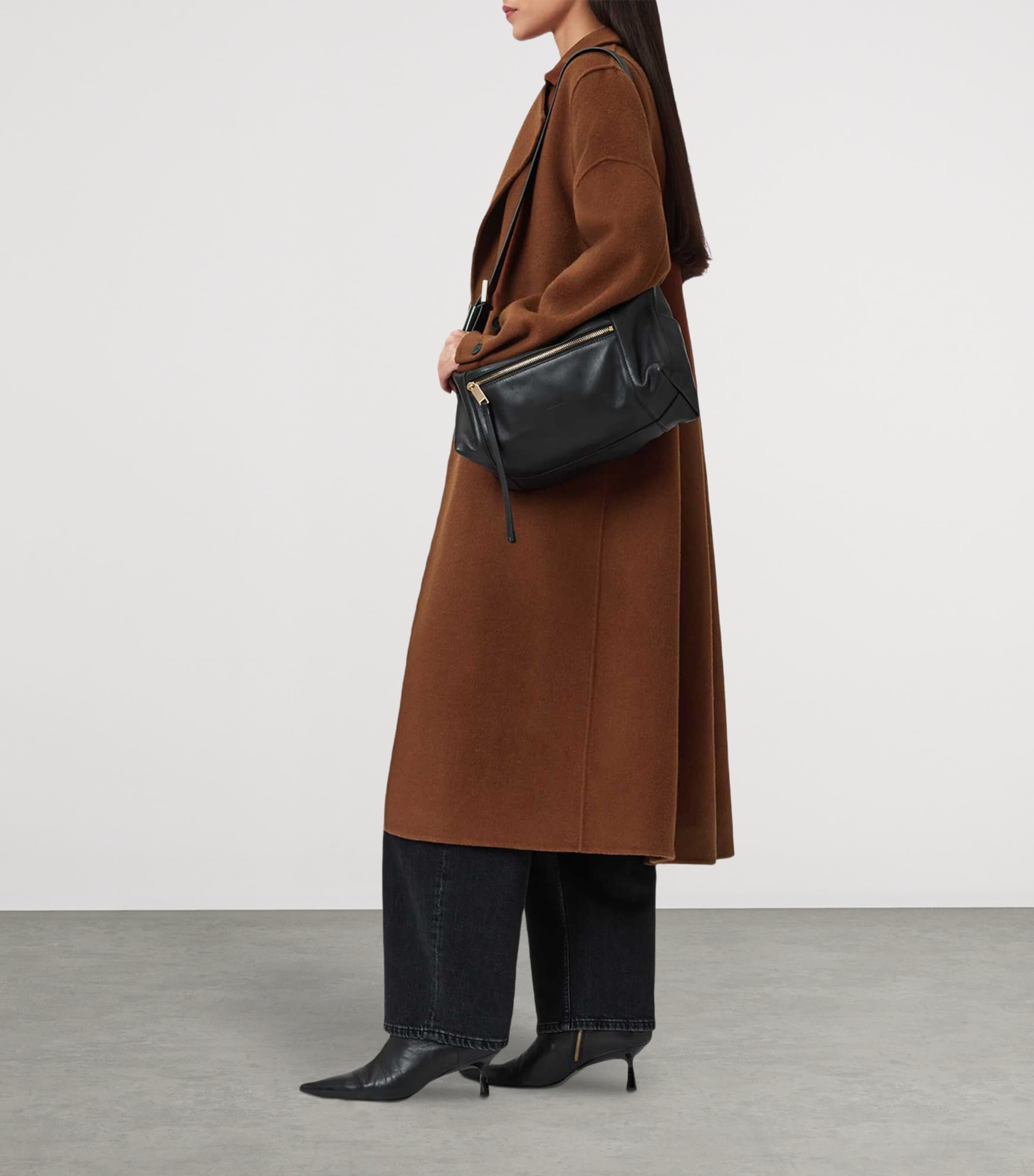 Wool-Blend Sellma Coat CINNAMON BROWN Image 6