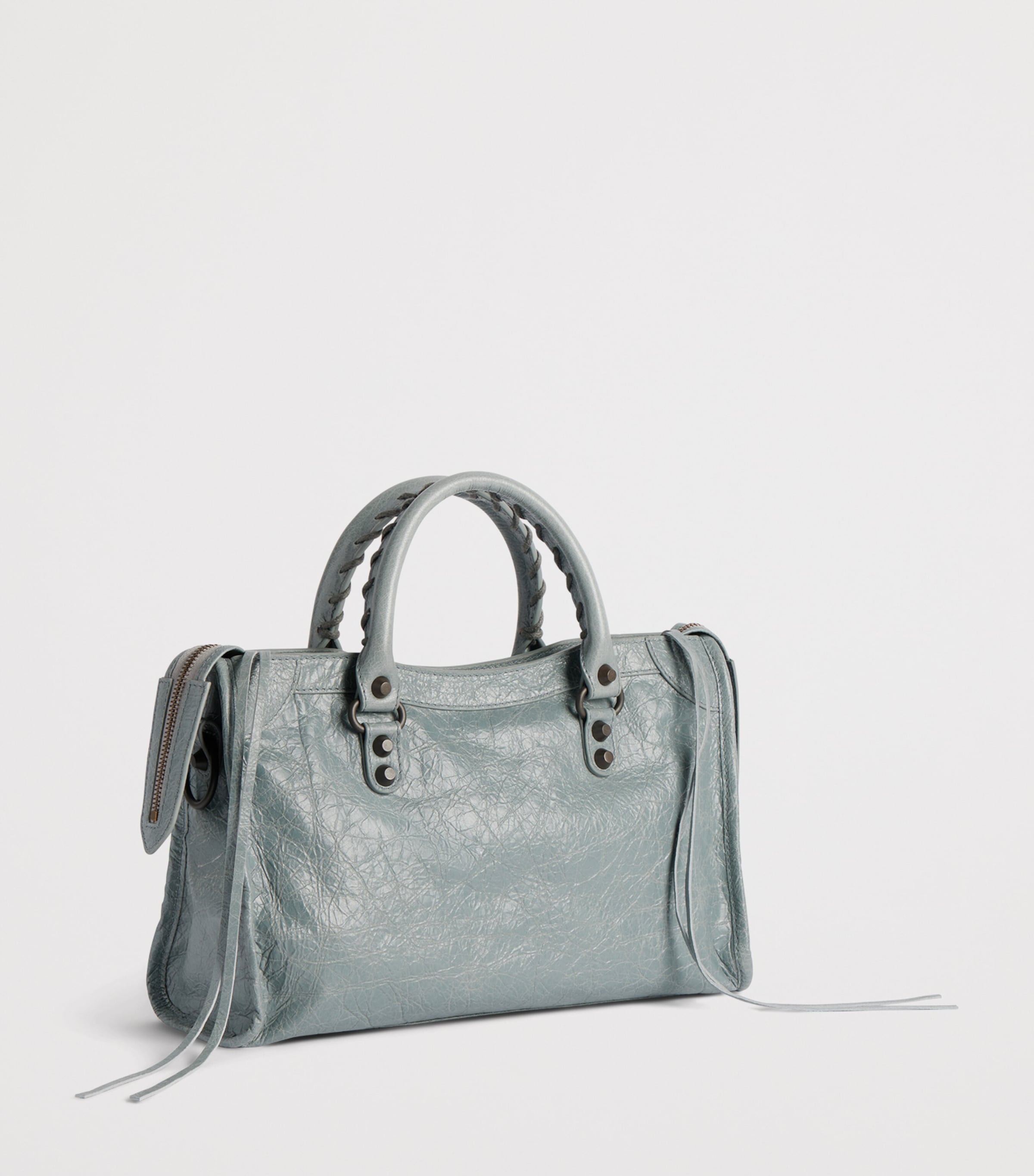 Balenciaga Small Lambskin Le City Top-Handle Bag Image 4