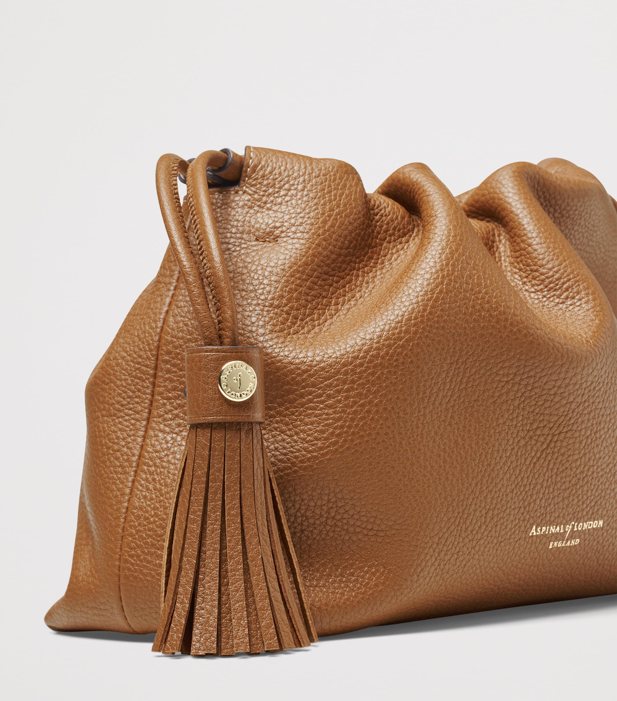 Large East West Hudson Cross-Body Pouch TAN Image 3