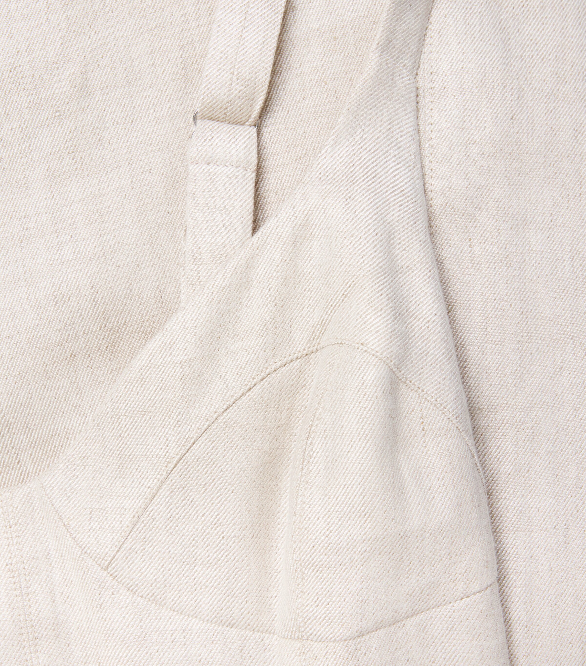 Toccin Womens Linen-Blend Arya Midi Dress Desert Image 6
