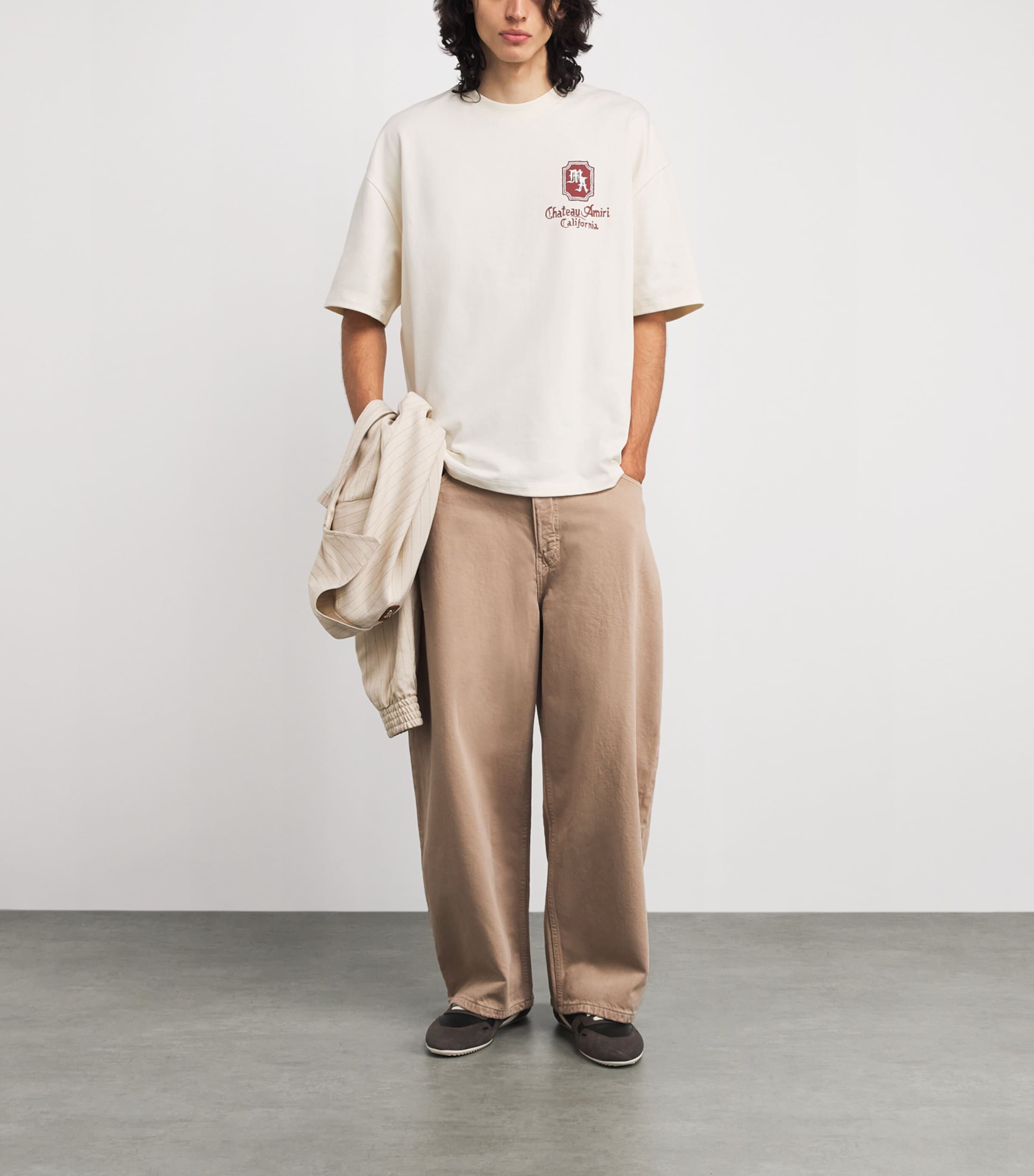 Logo Print T-Shirt IVORY Image 2