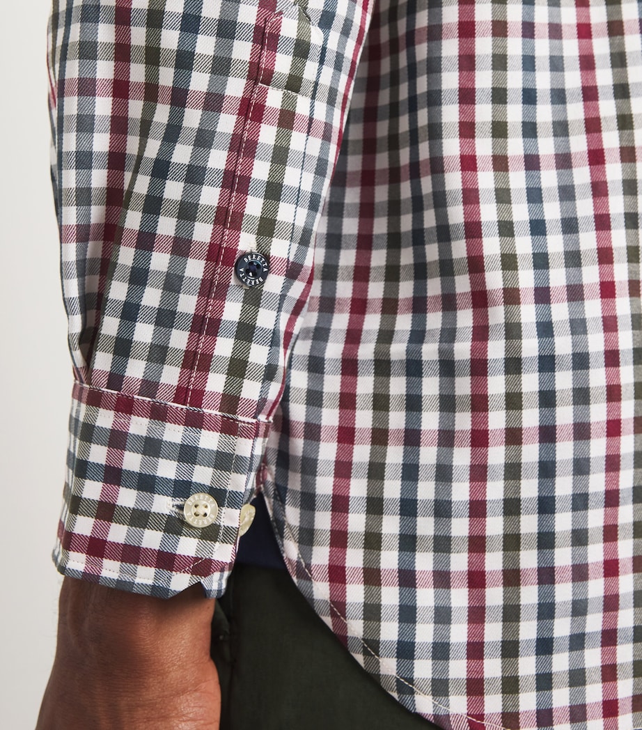Bordeaux Check Ellis Shirt WHITE/ BORDEAUX Image 6